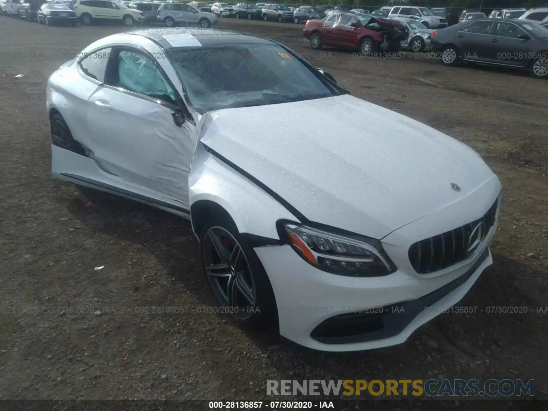 1 Photograph of a damaged car WDDWJ8HBXLF980372 MERCEDES-BENZ C-CLASS 2020