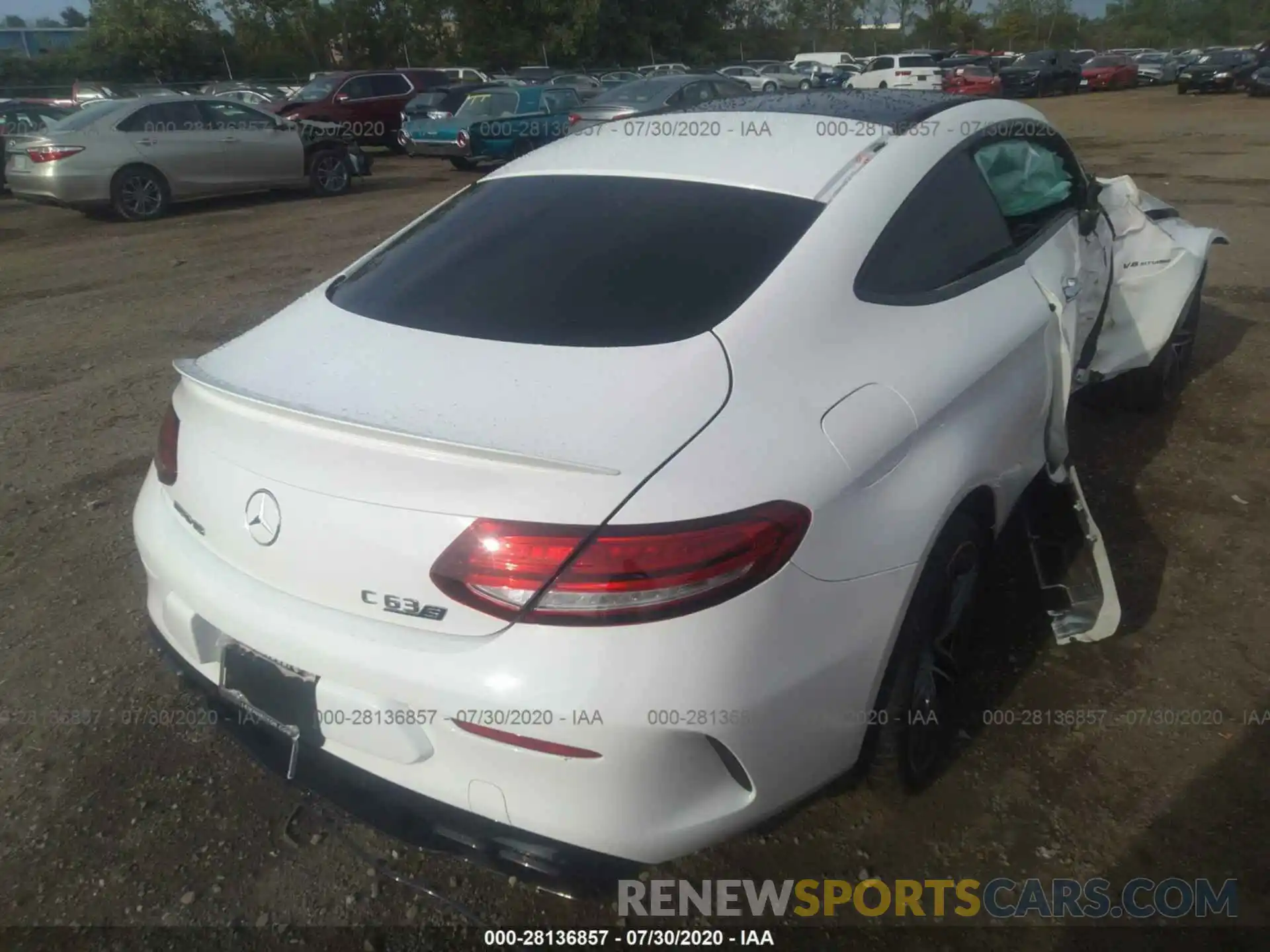 4 Photograph of a damaged car WDDWJ8HBXLF980372 MERCEDES-BENZ C-CLASS 2020