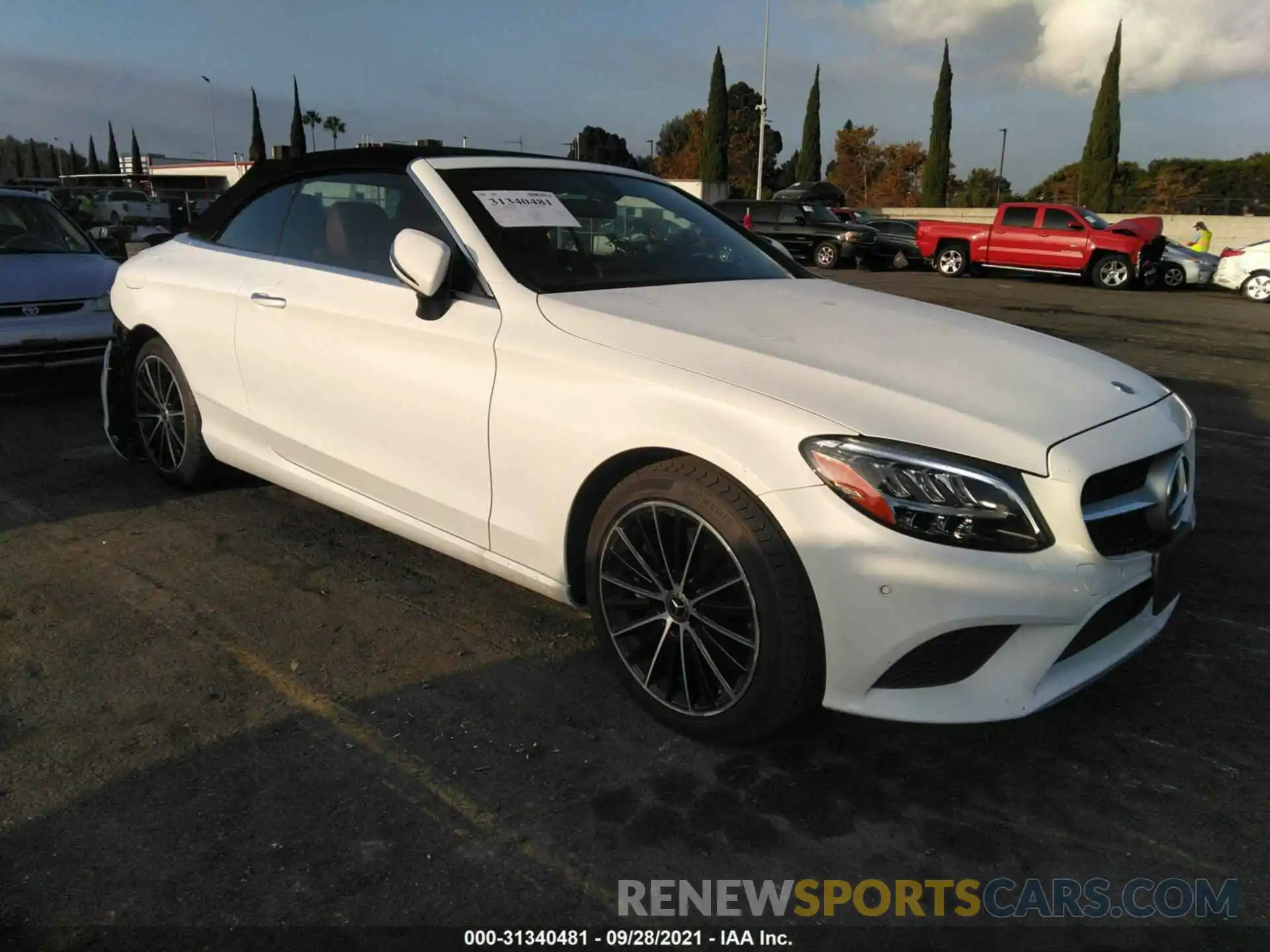 1 Photograph of a damaged car WDDWK8DB2LF938541 MERCEDES-BENZ C-CLASS 2020