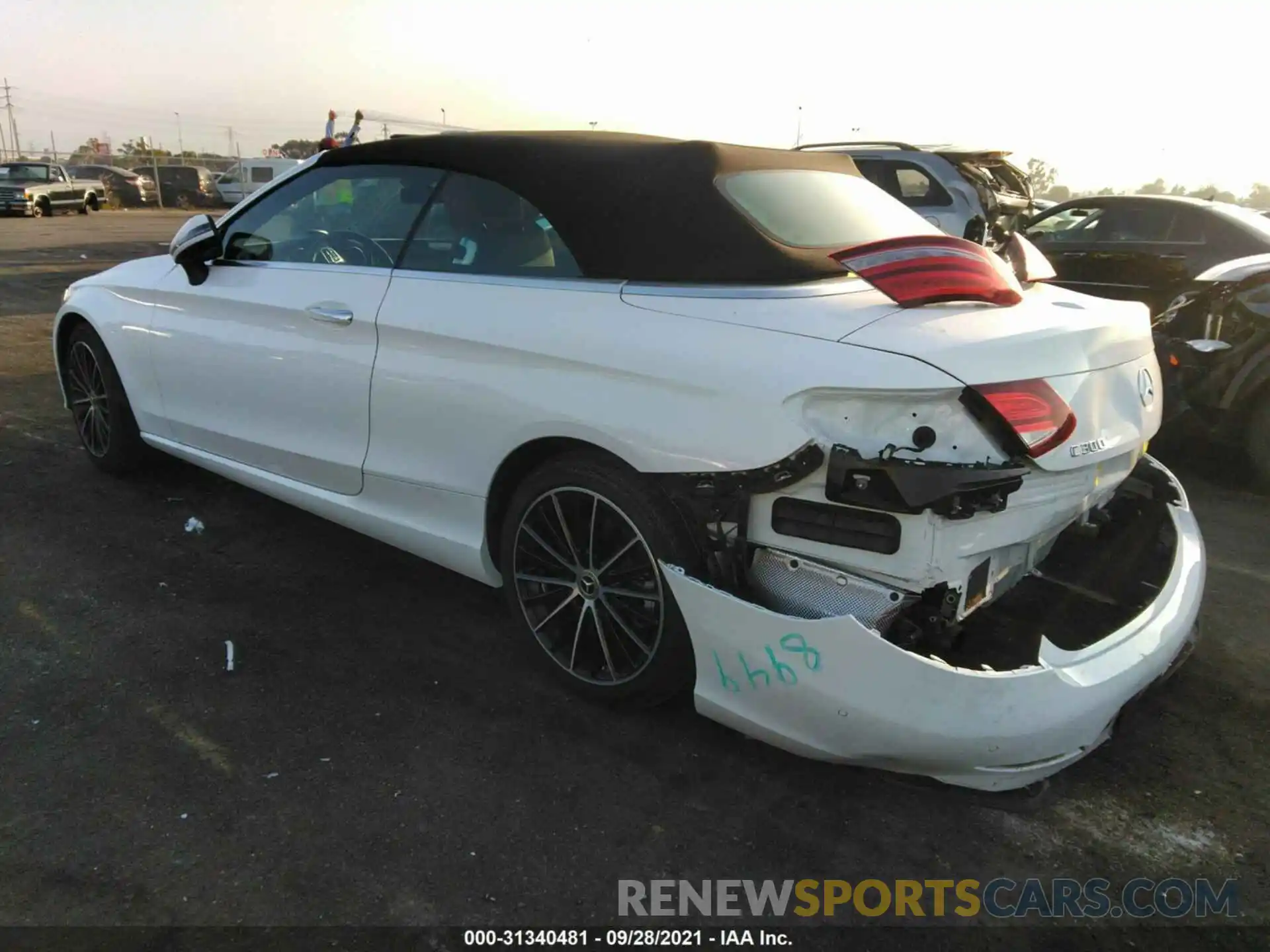 3 Photograph of a damaged car WDDWK8DB2LF938541 MERCEDES-BENZ C-CLASS 2020