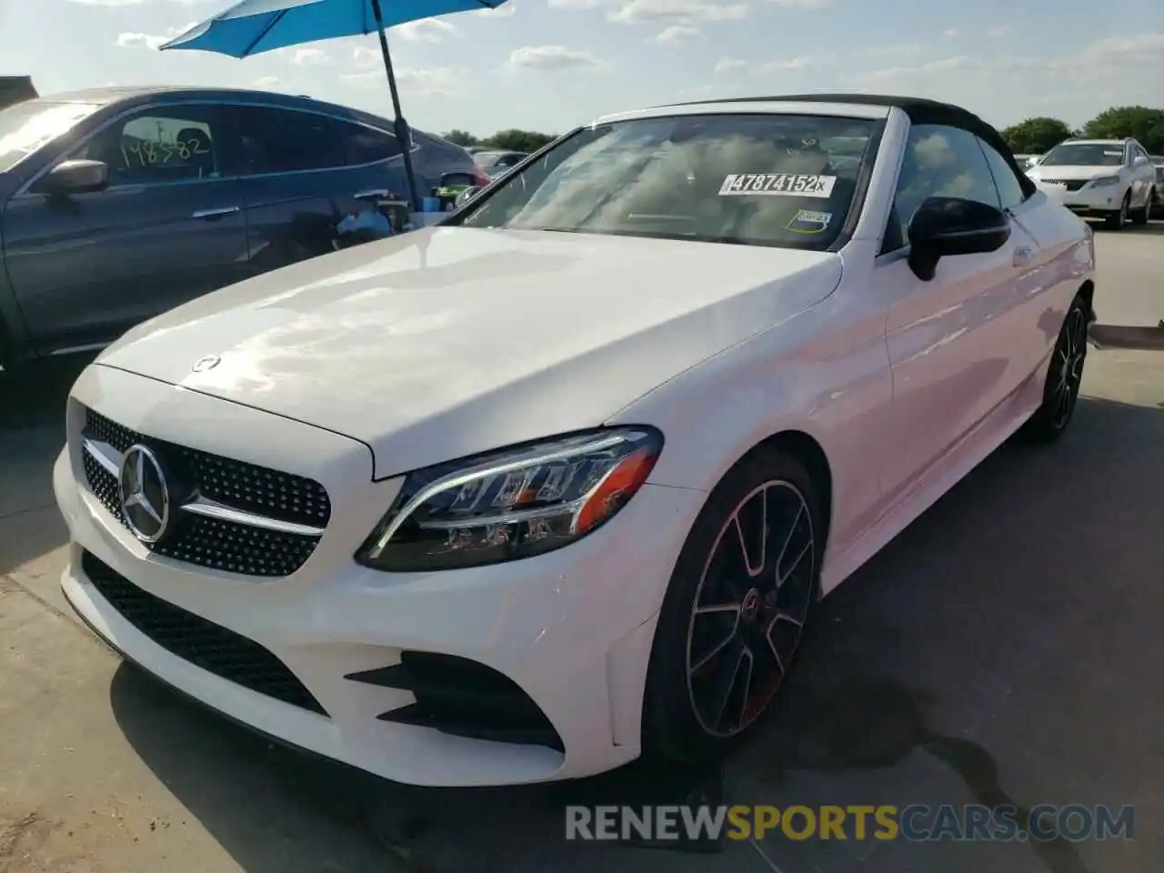 2 Photograph of a damaged car WDDWK8DB3LF949760 MERCEDES-BENZ C-CLASS 2020