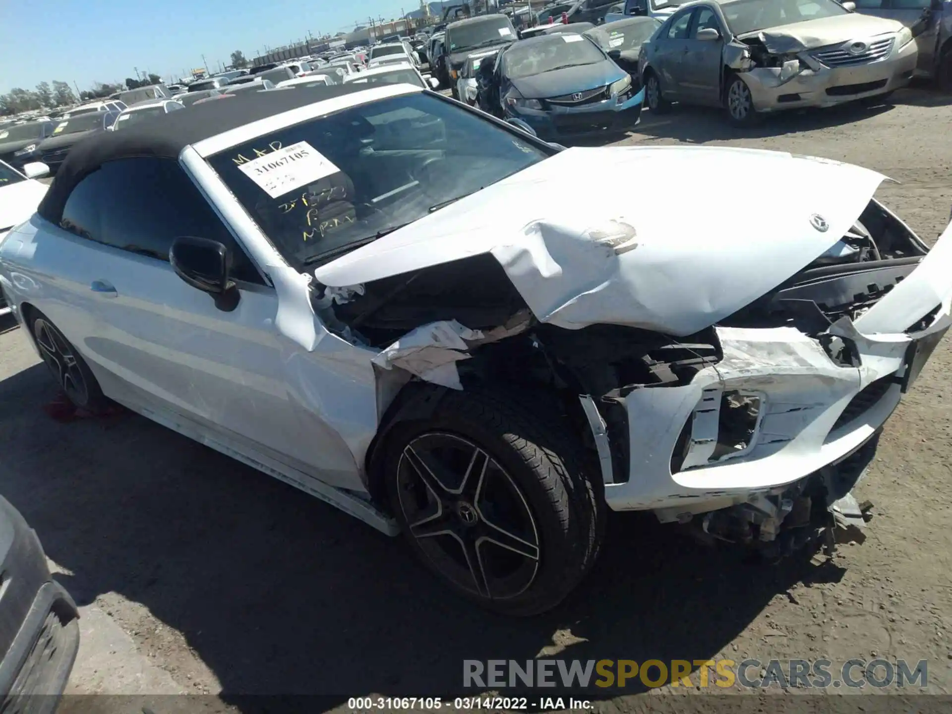 1 Photograph of a damaged car WDDWK8DB4LF962999 MERCEDES-BENZ C-CLASS 2020