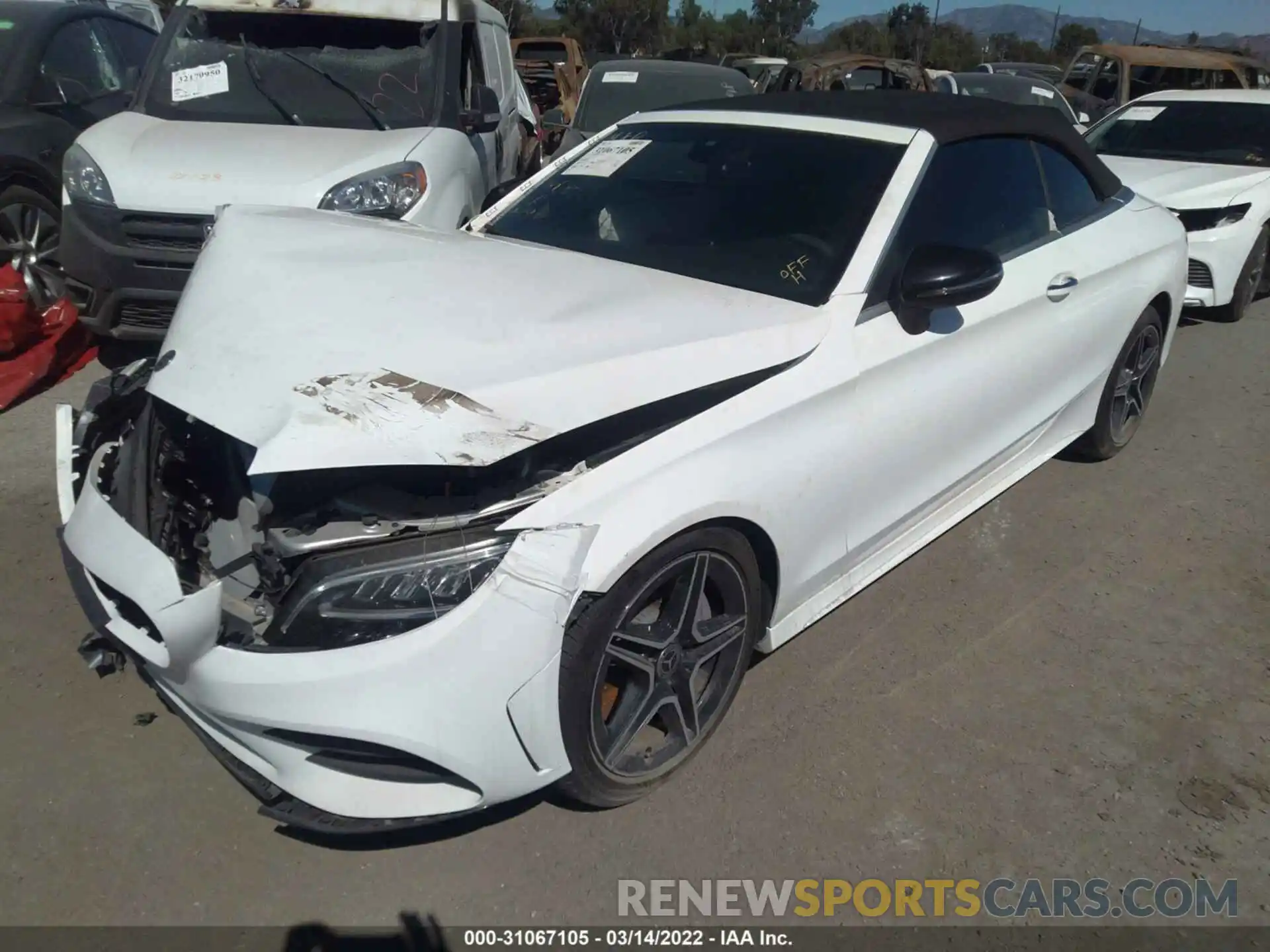 2 Photograph of a damaged car WDDWK8DB4LF962999 MERCEDES-BENZ C-CLASS 2020