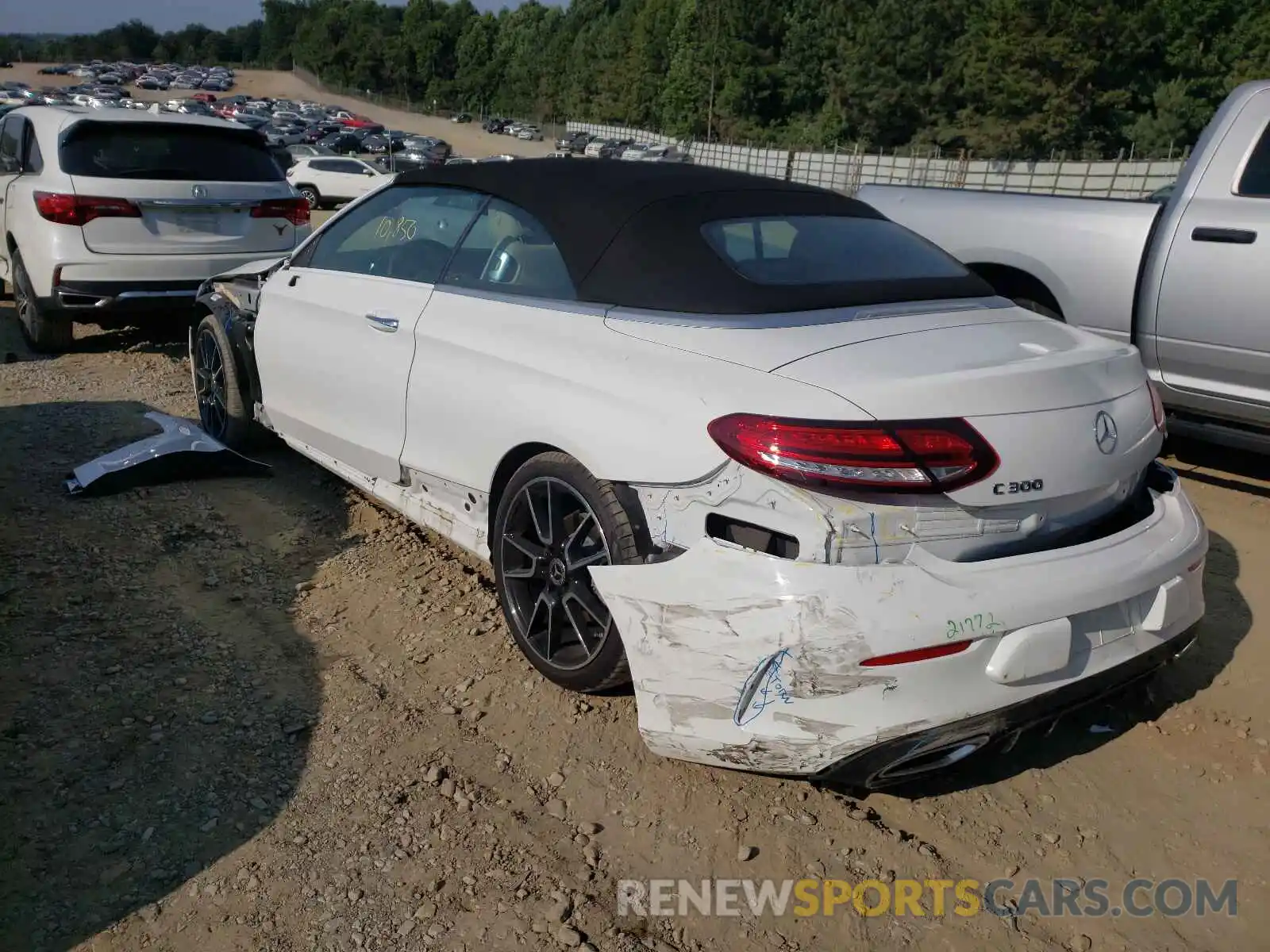 3 Photograph of a damaged car WDDWK8DB4LF965403 MERCEDES-BENZ C-CLASS 2020