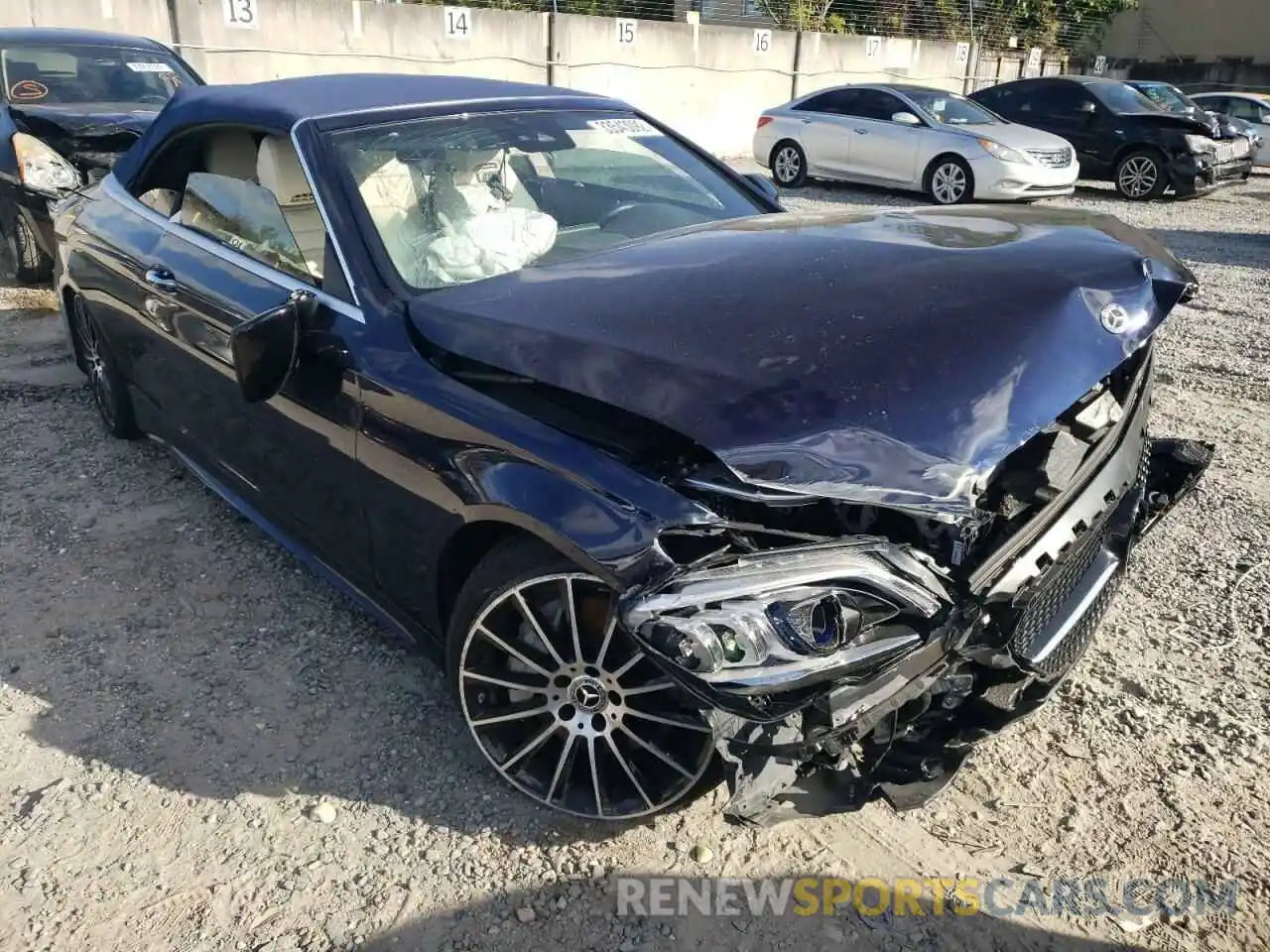 1 Photograph of a damaged car WDDWK8DB5LF955527 MERCEDES-BENZ C-CLASS 2020