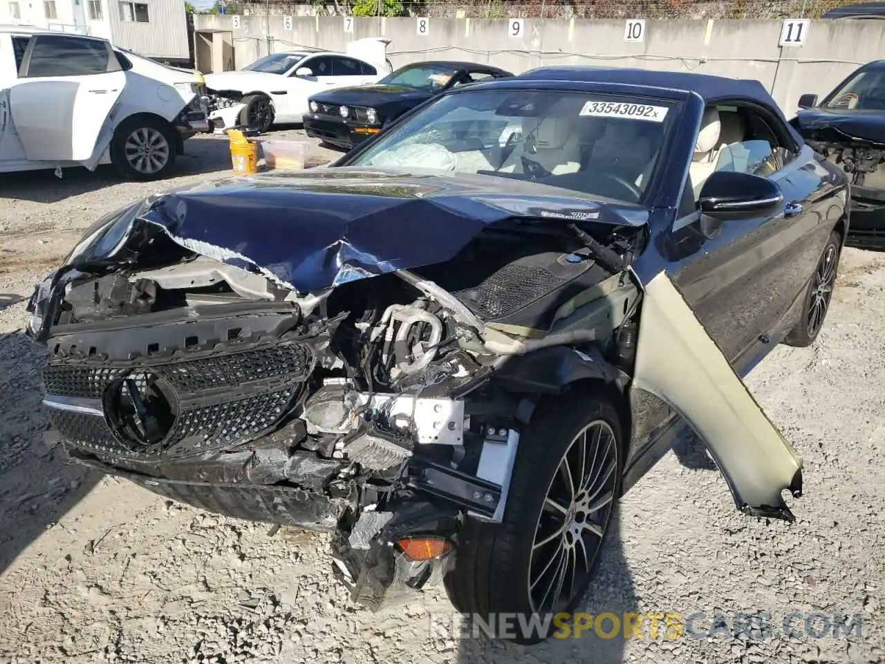 2 Photograph of a damaged car WDDWK8DB5LF955527 MERCEDES-BENZ C-CLASS 2020