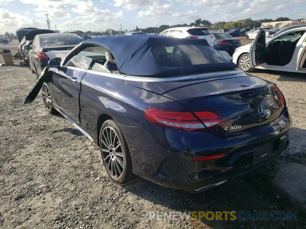 3 Photograph of a damaged car WDDWK8DB5LF955527 MERCEDES-BENZ C-CLASS 2020