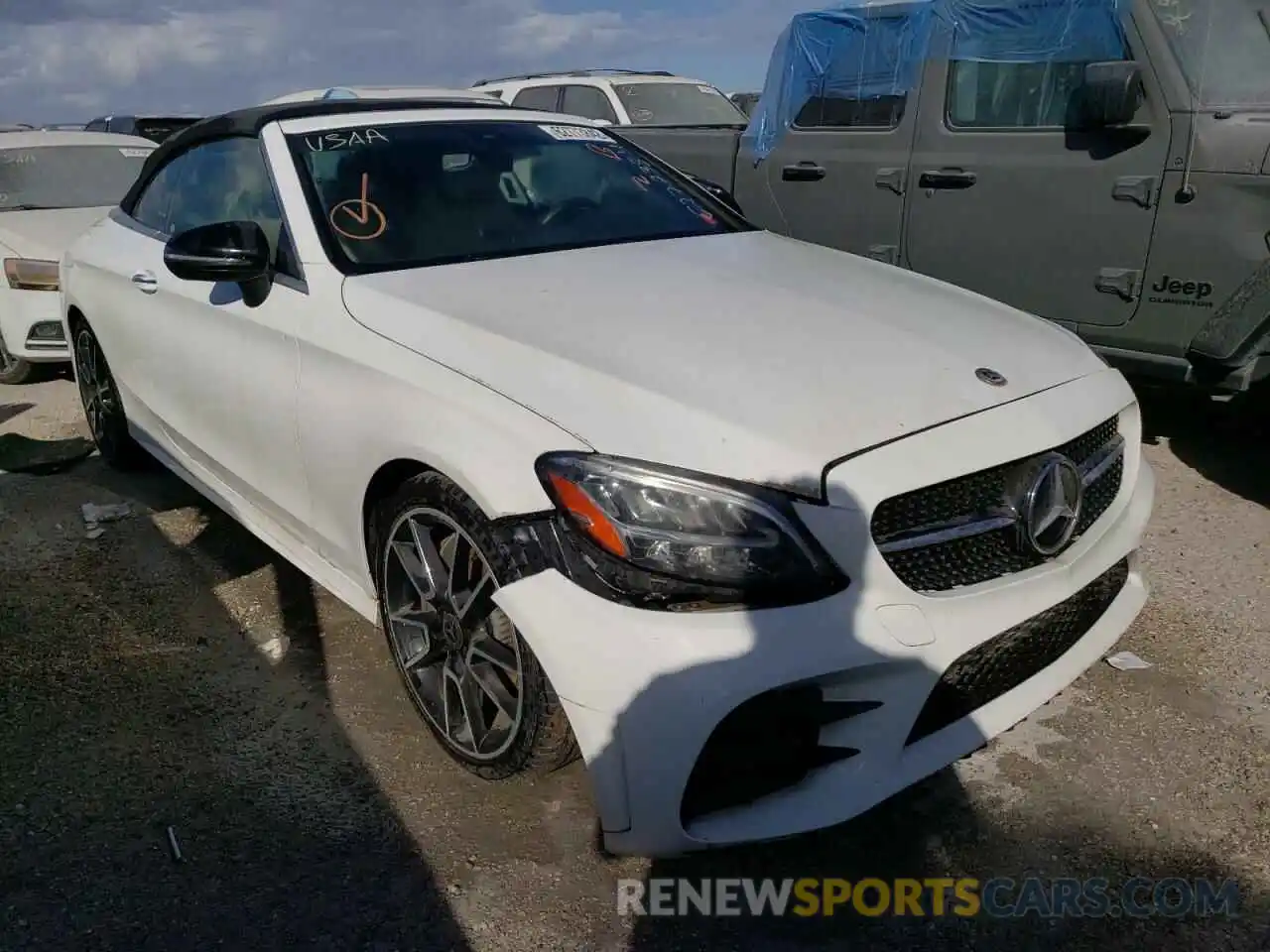 1 Photograph of a damaged car WDDWK8DB8LF937023 MERCEDES-BENZ C-CLASS 2020