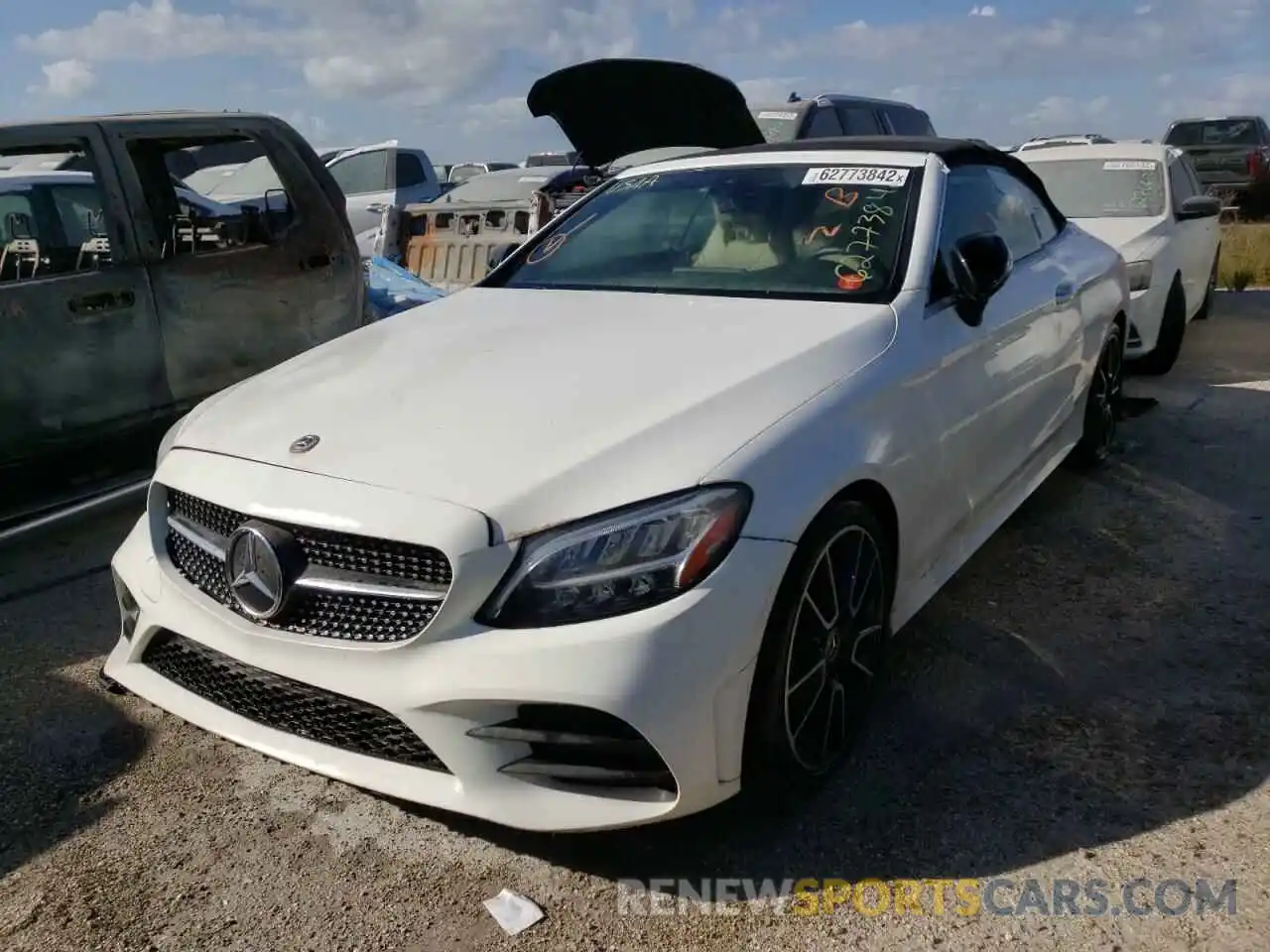 2 Photograph of a damaged car WDDWK8DB8LF937023 MERCEDES-BENZ C-CLASS 2020