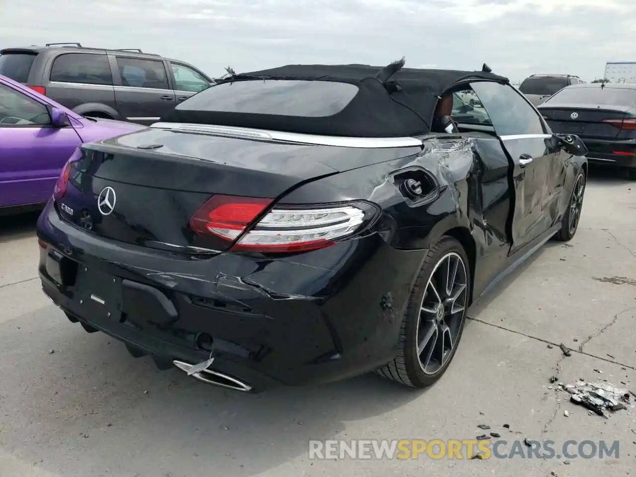 4 Photograph of a damaged car WDDWK8DB9LF973514 MERCEDES-BENZ C-CLASS 2020