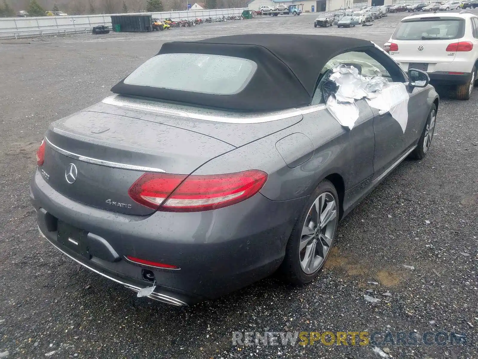 4 Photograph of a damaged car WDDWK8EB1LF973621 MERCEDES-BENZ C CLASS 2020