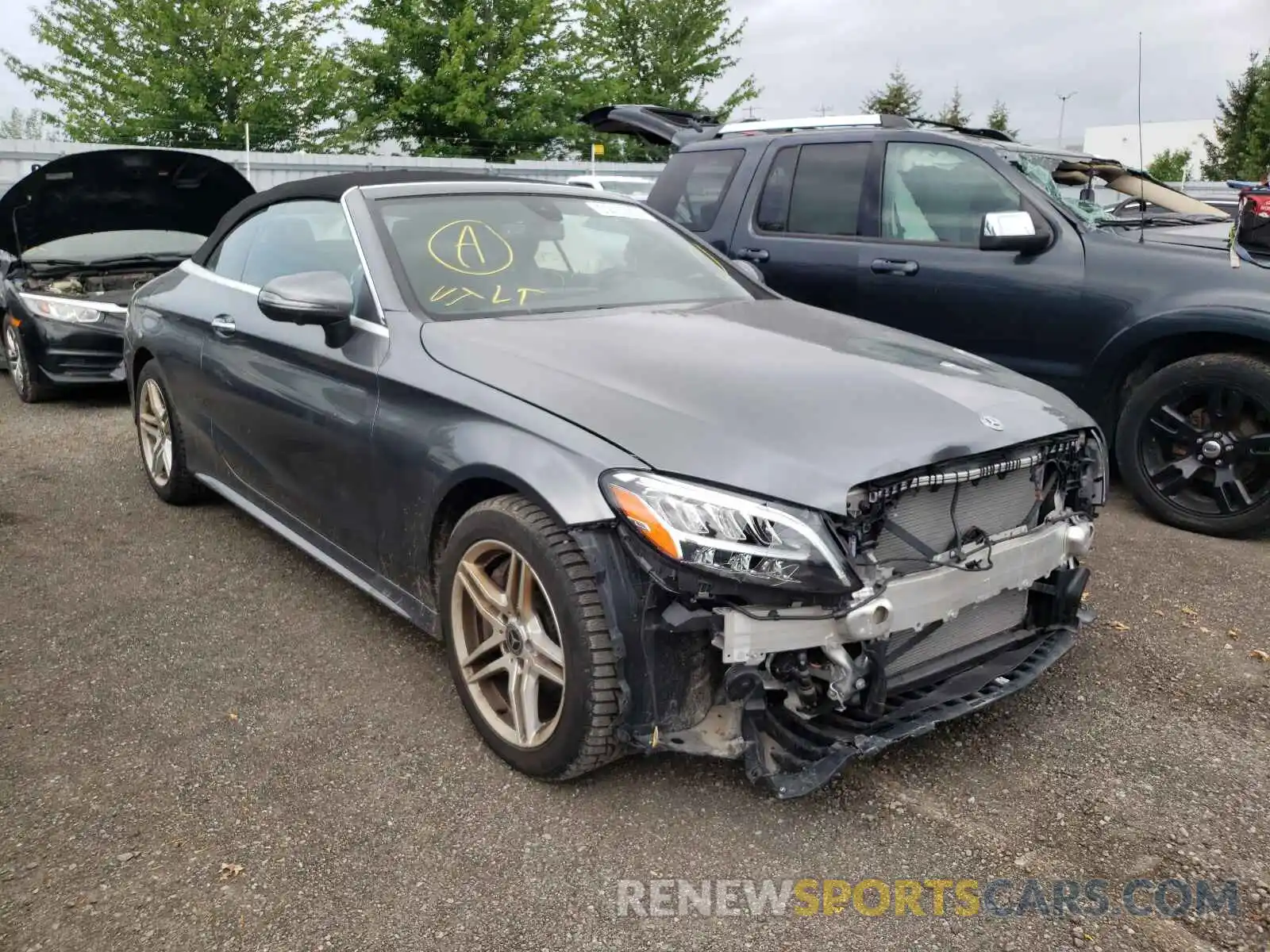 1 Photograph of a damaged car WDDWK8EB4LF955484 MERCEDES-BENZ C-CLASS 2020