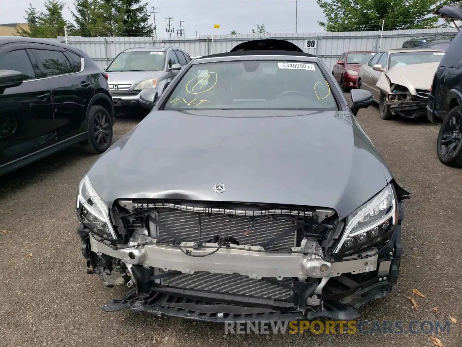 9 Photograph of a damaged car WDDWK8EB4LF955484 MERCEDES-BENZ C-CLASS 2020