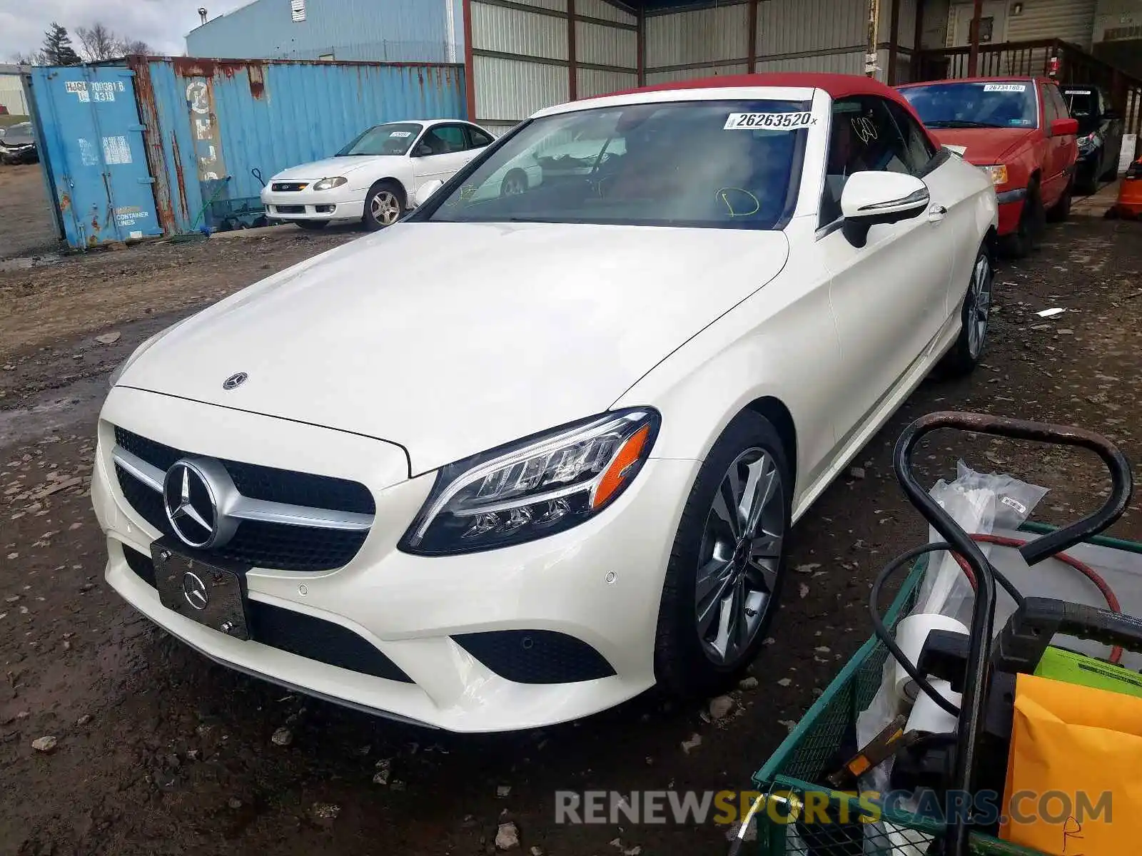 2 Photograph of a damaged car WDDWK8EB6LF960167 MERCEDES-BENZ C CLASS 2020