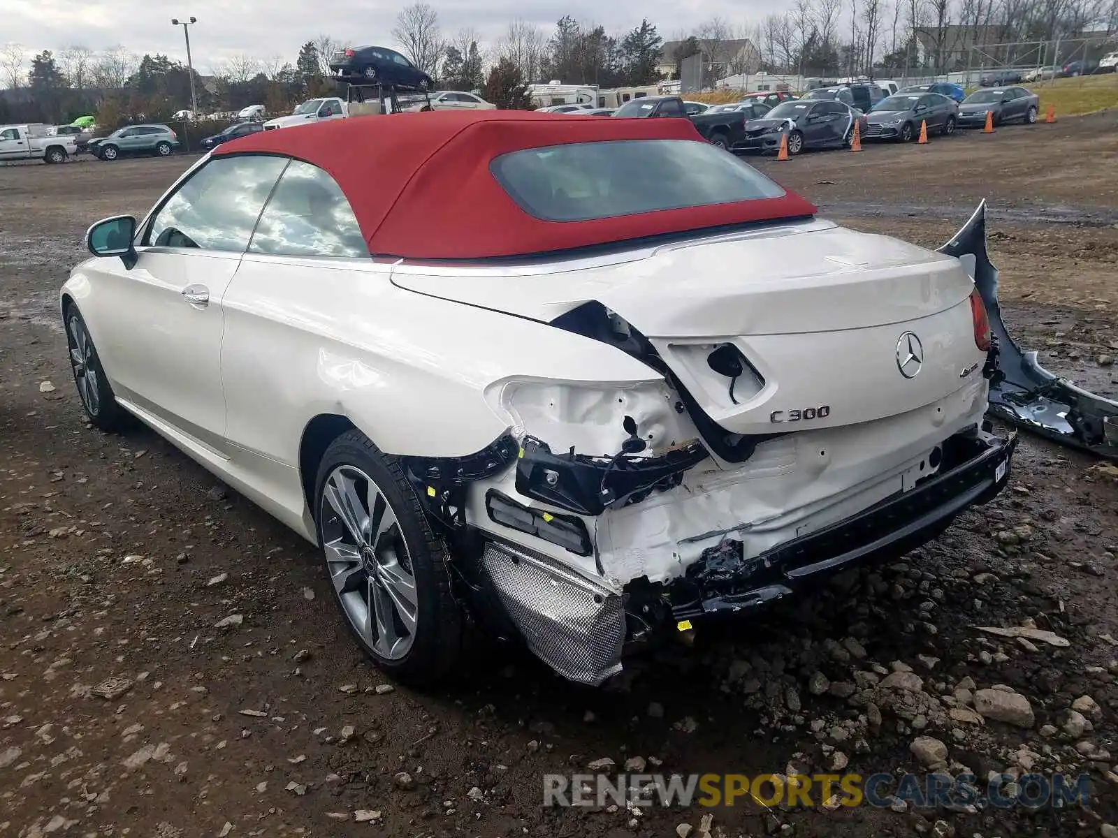 3 Photograph of a damaged car WDDWK8EB6LF960167 MERCEDES-BENZ C CLASS 2020