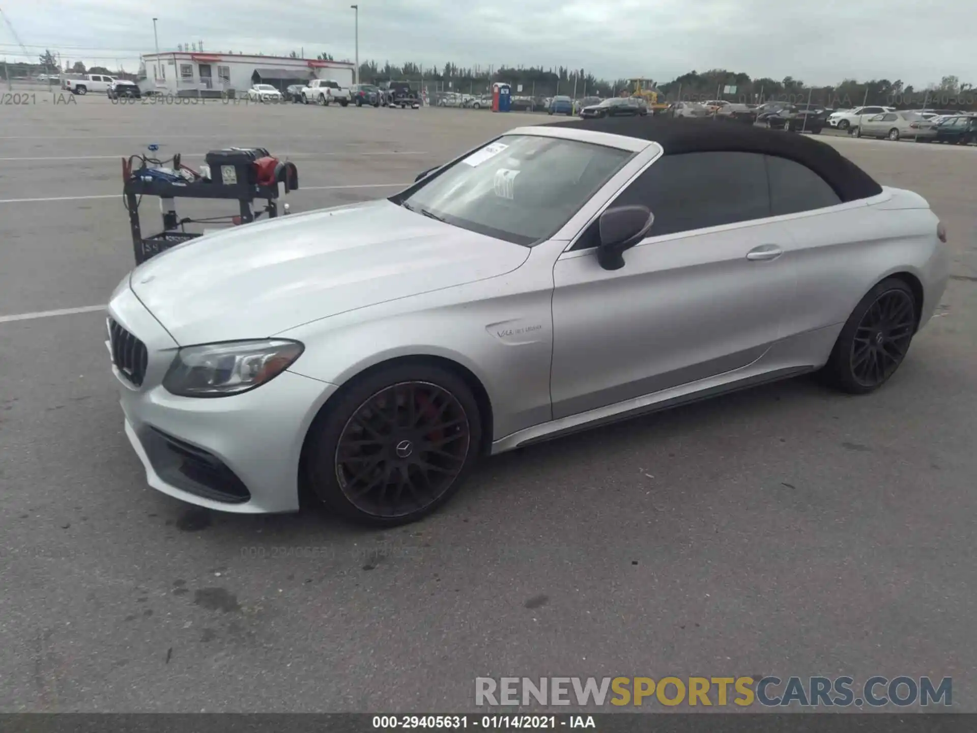 2 Photograph of a damaged car WDDWK8HB1LF968379 MERCEDES-BENZ C-CLASS 2020