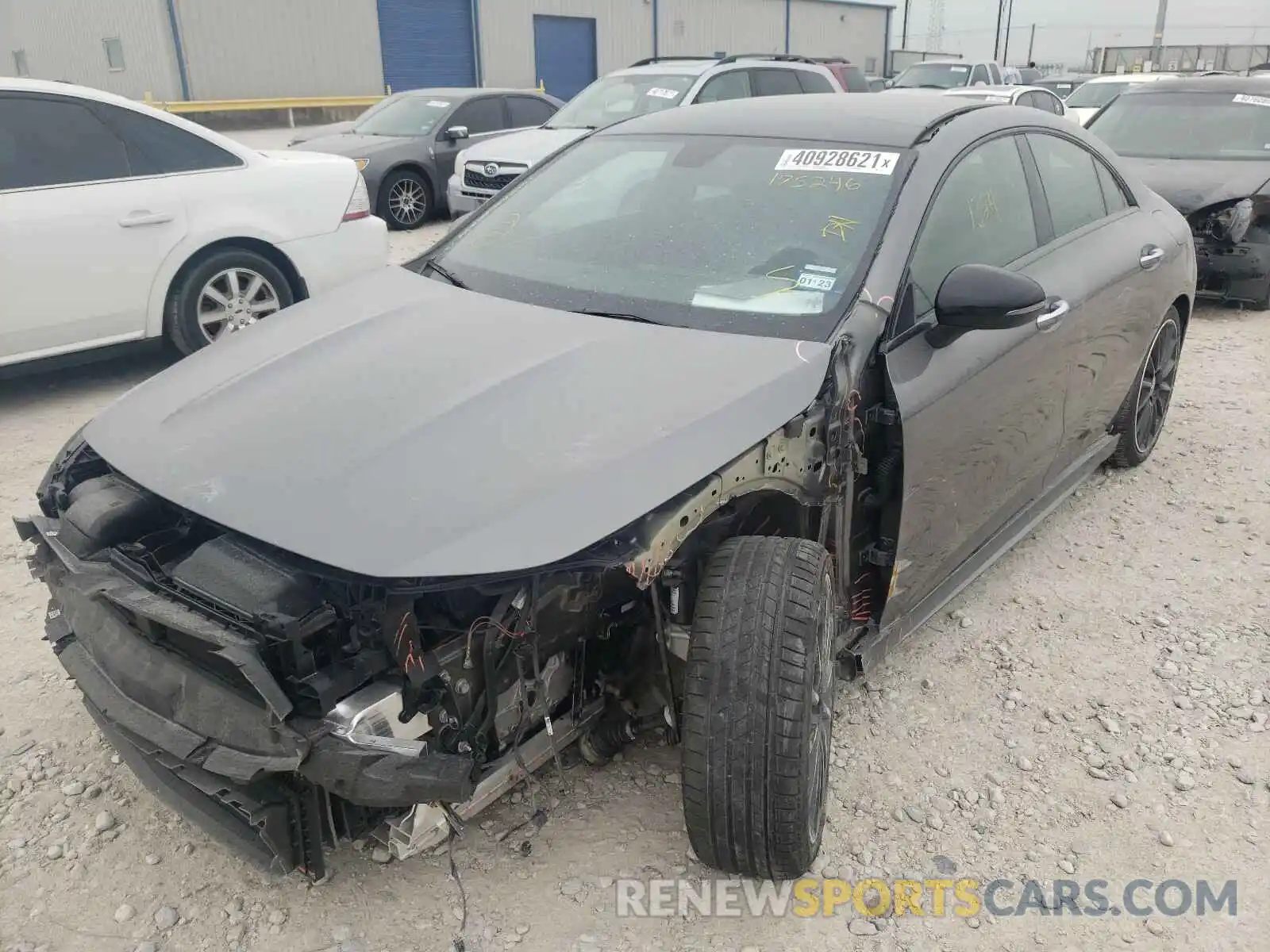 2 Photograph of a damaged car W1K5J4GB5MN175246 MERCEDES-BENZ C CLASS 2021