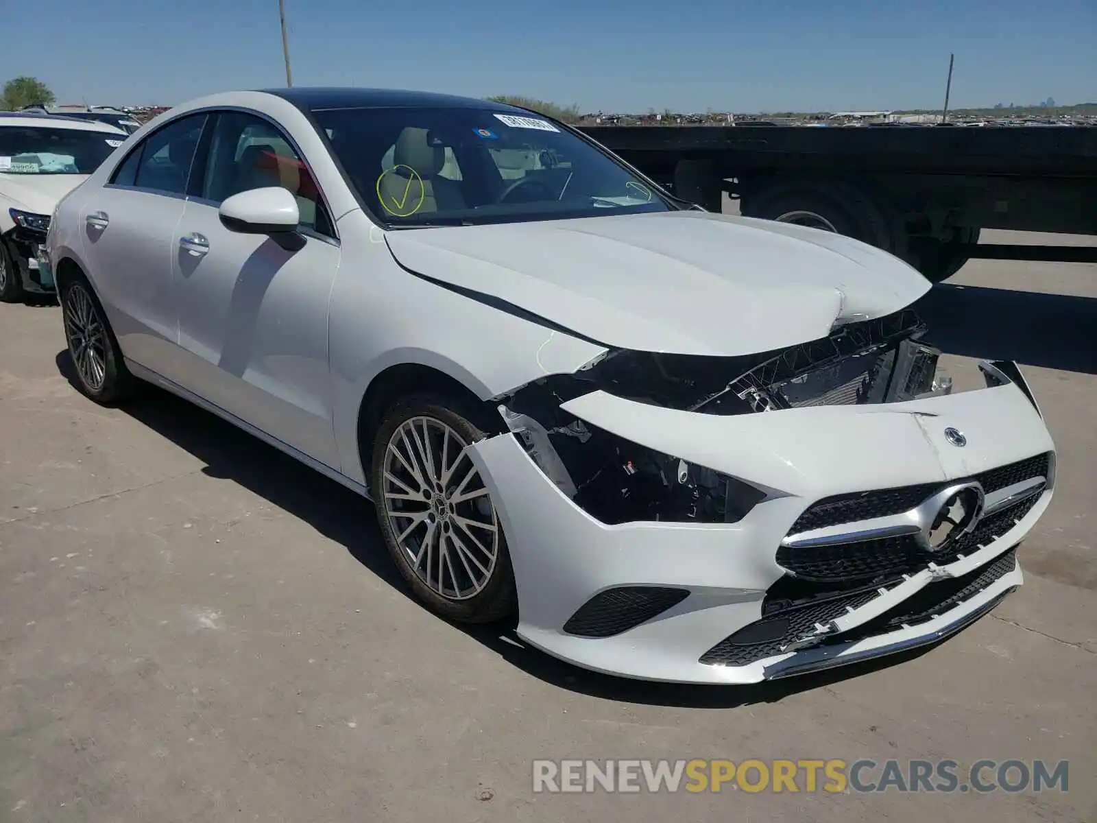 1 Photograph of a damaged car W1K5J4GB6MN158083 MERCEDES-BENZ C CLASS 2021