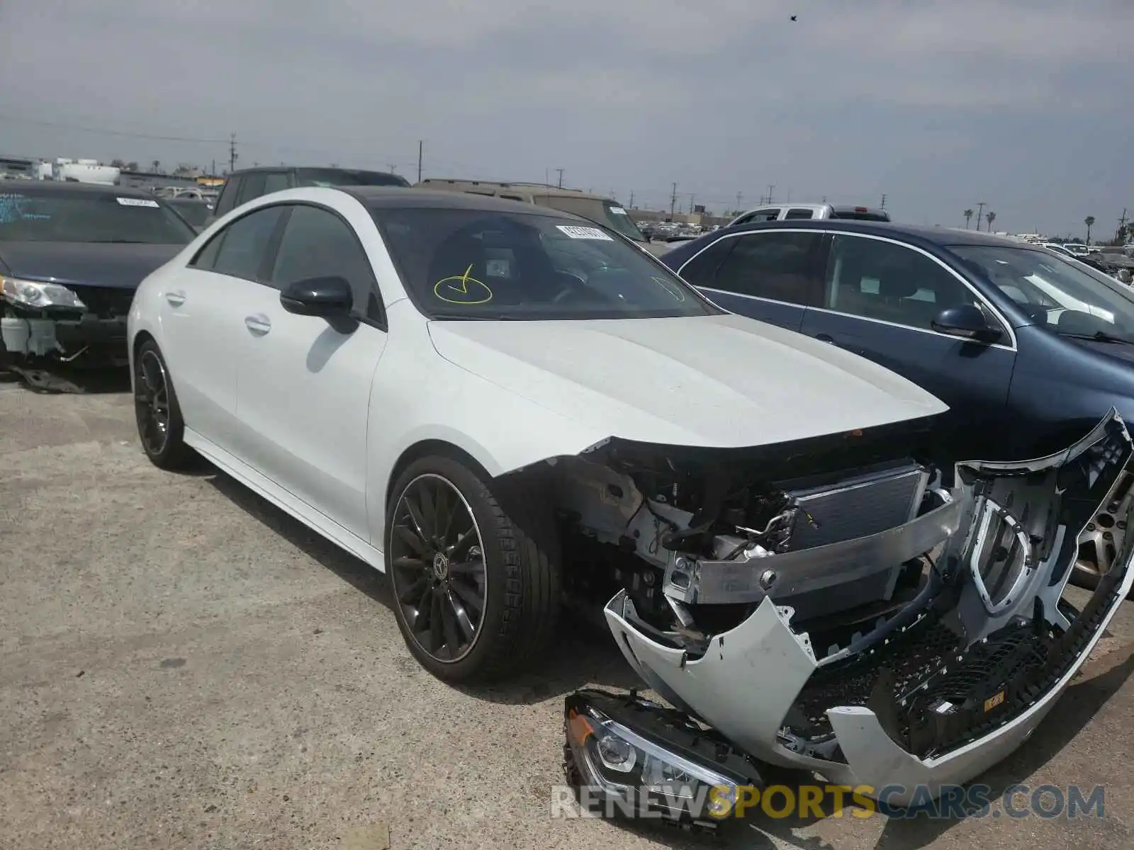 1 Photograph of a damaged car W1K5J4GB7MN168041 MERCEDES-BENZ C CLASS 2021