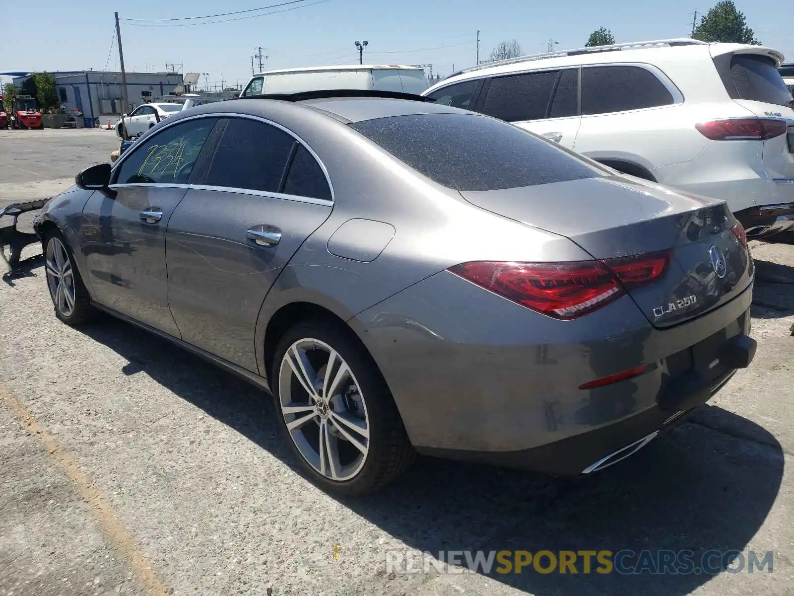 3 Photograph of a damaged car W1K5J4GBXMN173962 MERCEDES-BENZ C CLASS 2021