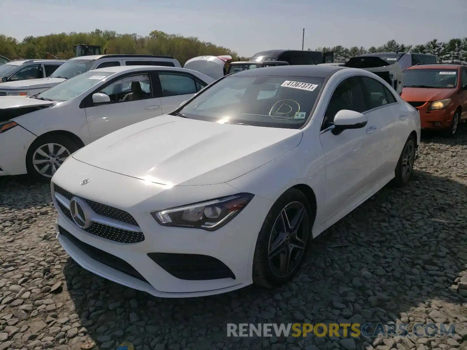 2 Photograph of a damaged car W1K5J4HB3MN203799 MERCEDES-BENZ C CLASS 2021