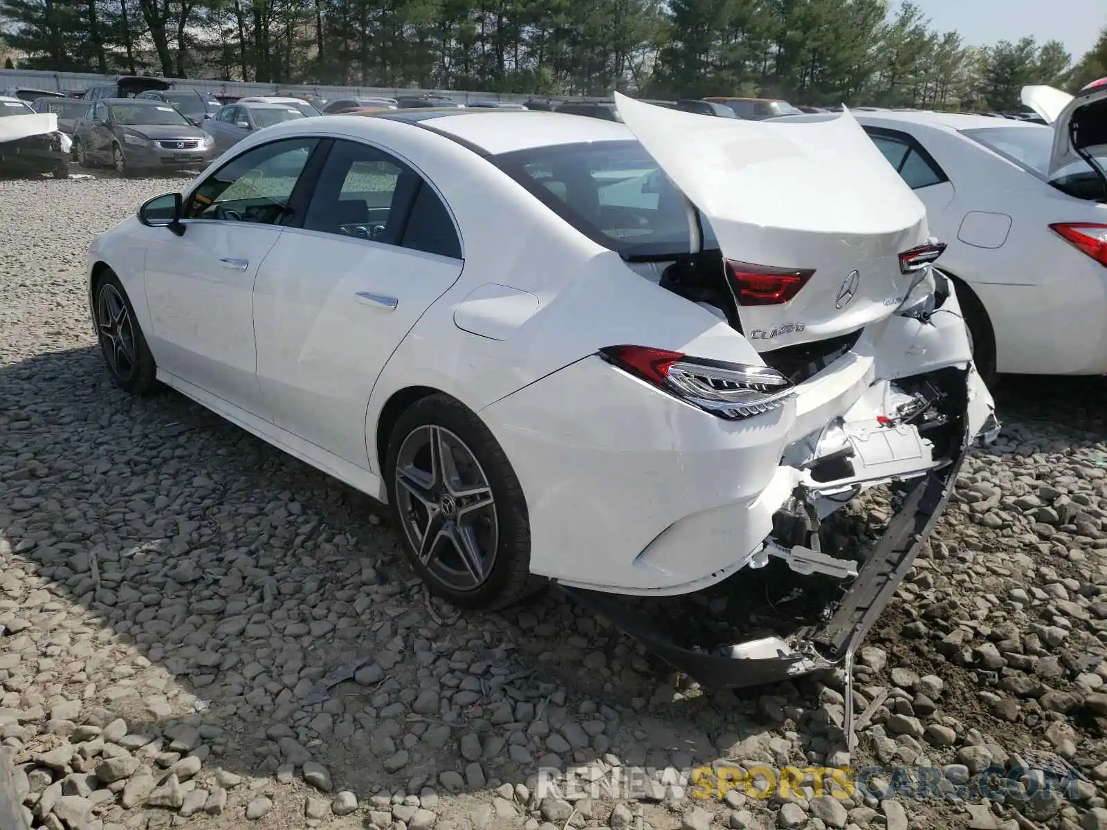 3 Photograph of a damaged car W1K5J4HB3MN203799 MERCEDES-BENZ C CLASS 2021