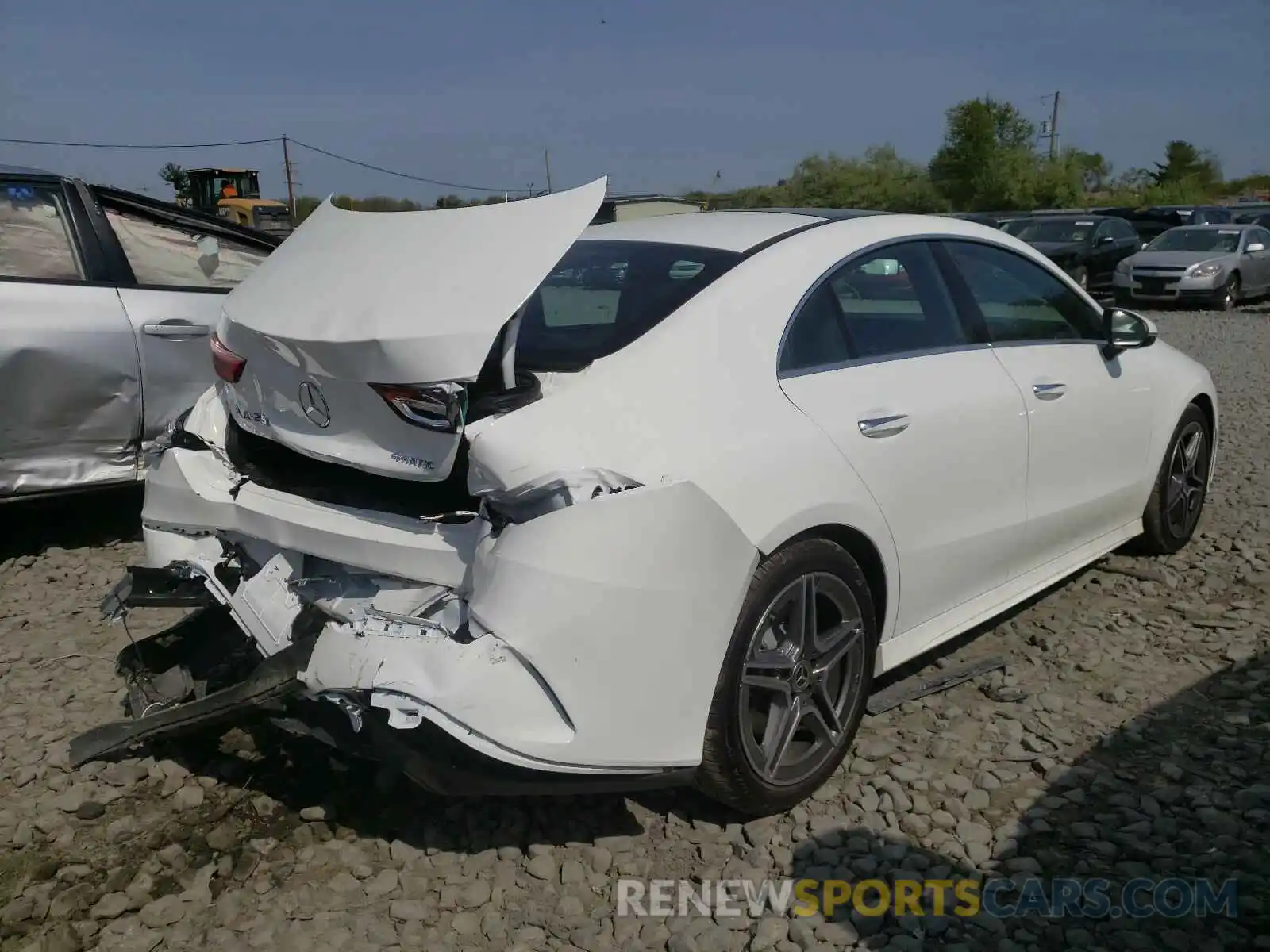 4 Photograph of a damaged car W1K5J4HB3MN203799 MERCEDES-BENZ C CLASS 2021