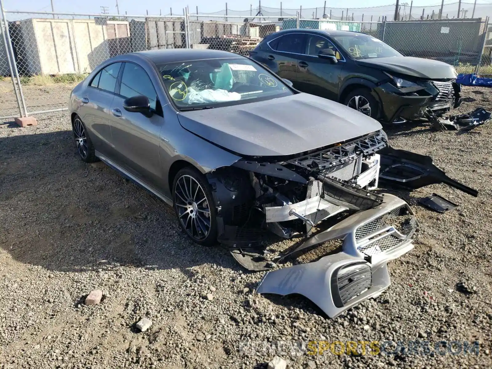 1 Фотография поврежденного автомобиля W1K5J5BB7MN149292 MERCEDES-BENZ C CLASS 2021