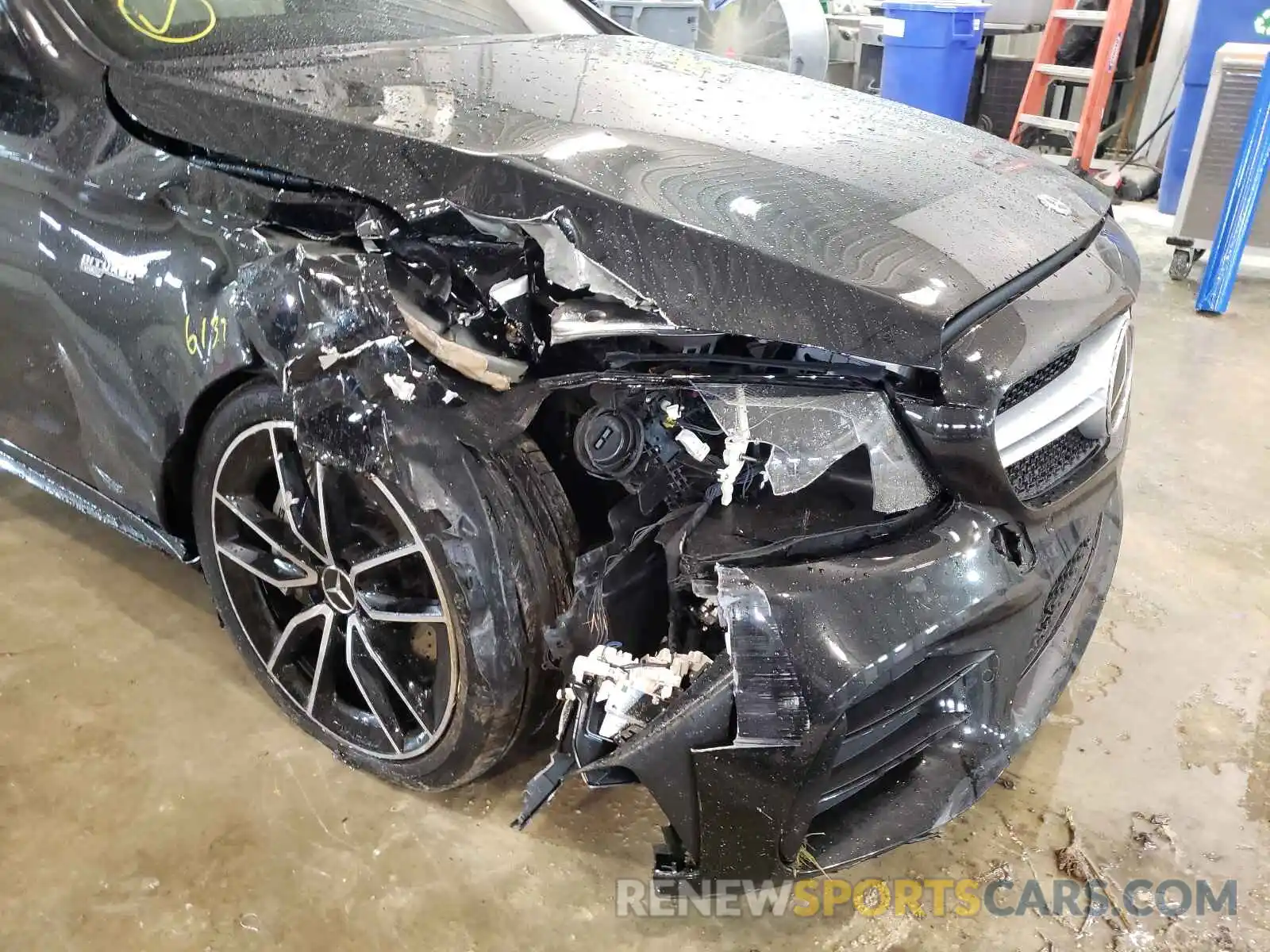 9 Photograph of a damaged car W1KWF6EB0MR617475 MERCEDES-BENZ C-CLASS 2021