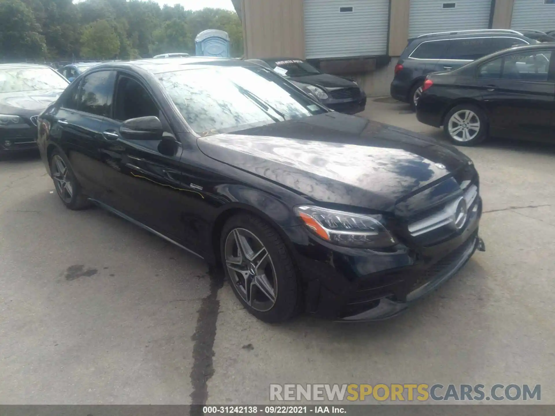 1 Photograph of a damaged car W1KWF6EB1MR639792 MERCEDES-BENZ C-CLASS 2021