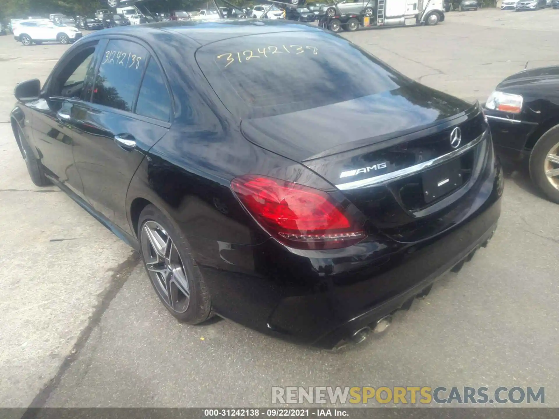 3 Photograph of a damaged car W1KWF6EB1MR639792 MERCEDES-BENZ C-CLASS 2021