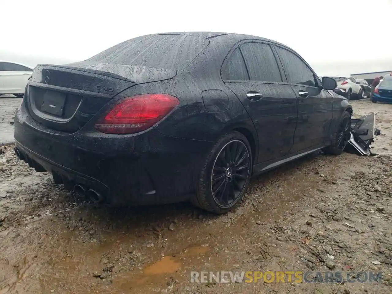 4 Photograph of a damaged car W1KWF6EB2MR632947 MERCEDES-BENZ C-CLASS 2021