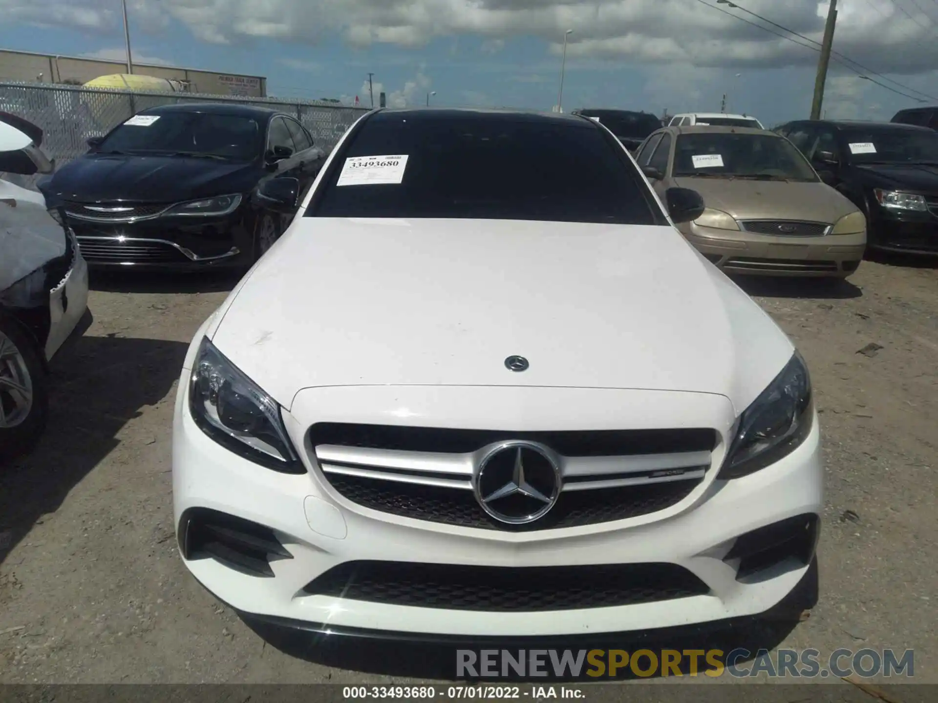 6 Photograph of a damaged car W1KWF6EB3MR631581 MERCEDES-BENZ C-CLASS 2021