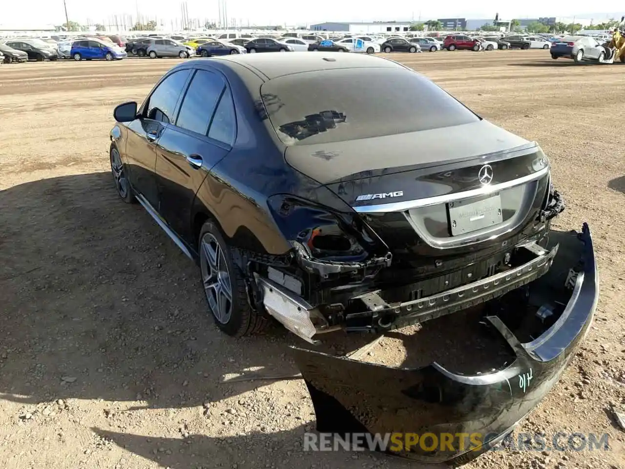 3 Photograph of a damaged car W1KWF6EB3MR647280 MERCEDES-BENZ C-CLASS 2021