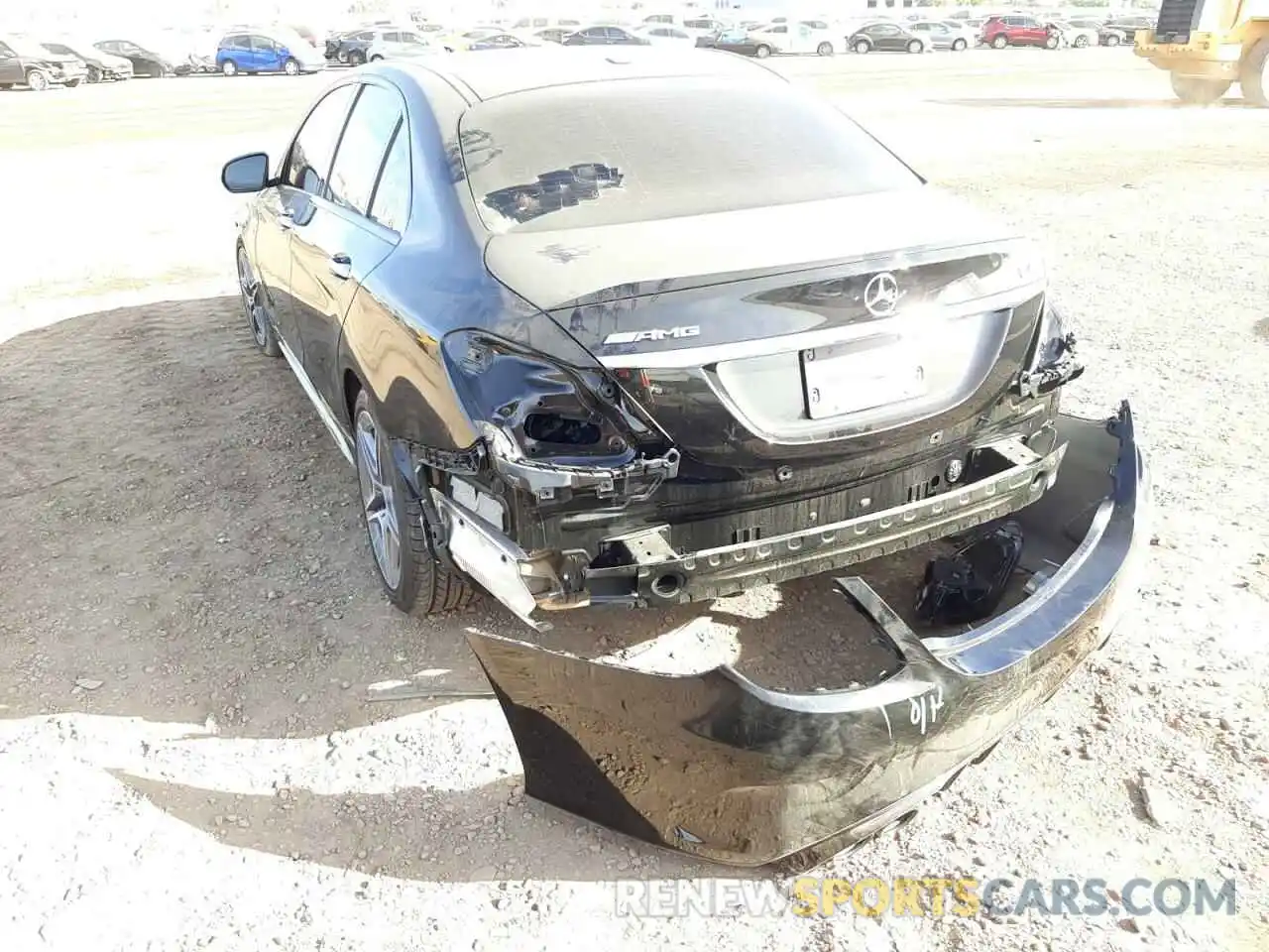 9 Photograph of a damaged car W1KWF6EB3MR647280 MERCEDES-BENZ C-CLASS 2021