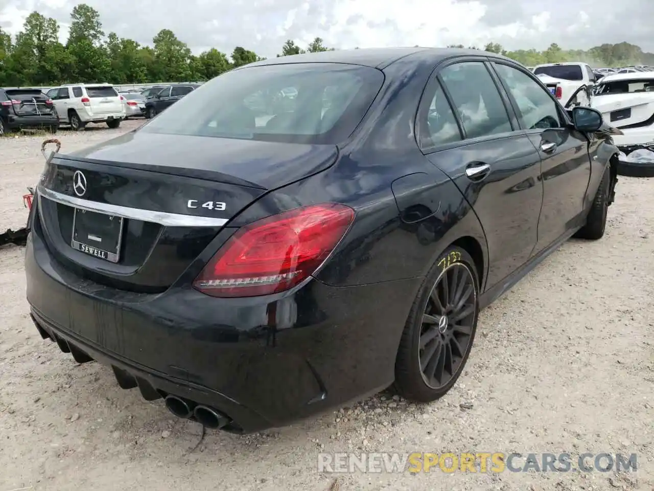 4 Photograph of a damaged car W1KWF6EB5MR636927 MERCEDES-BENZ C-CLASS 2021