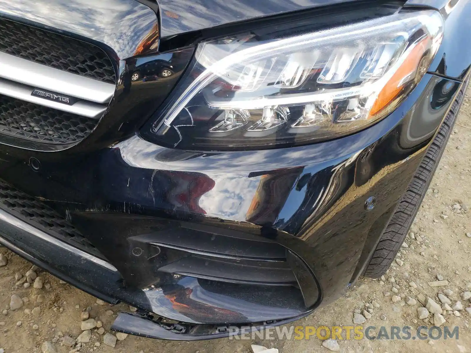 9 Photograph of a damaged car W1KWF6EB6MR605430 MERCEDES-BENZ C-CLASS 2021