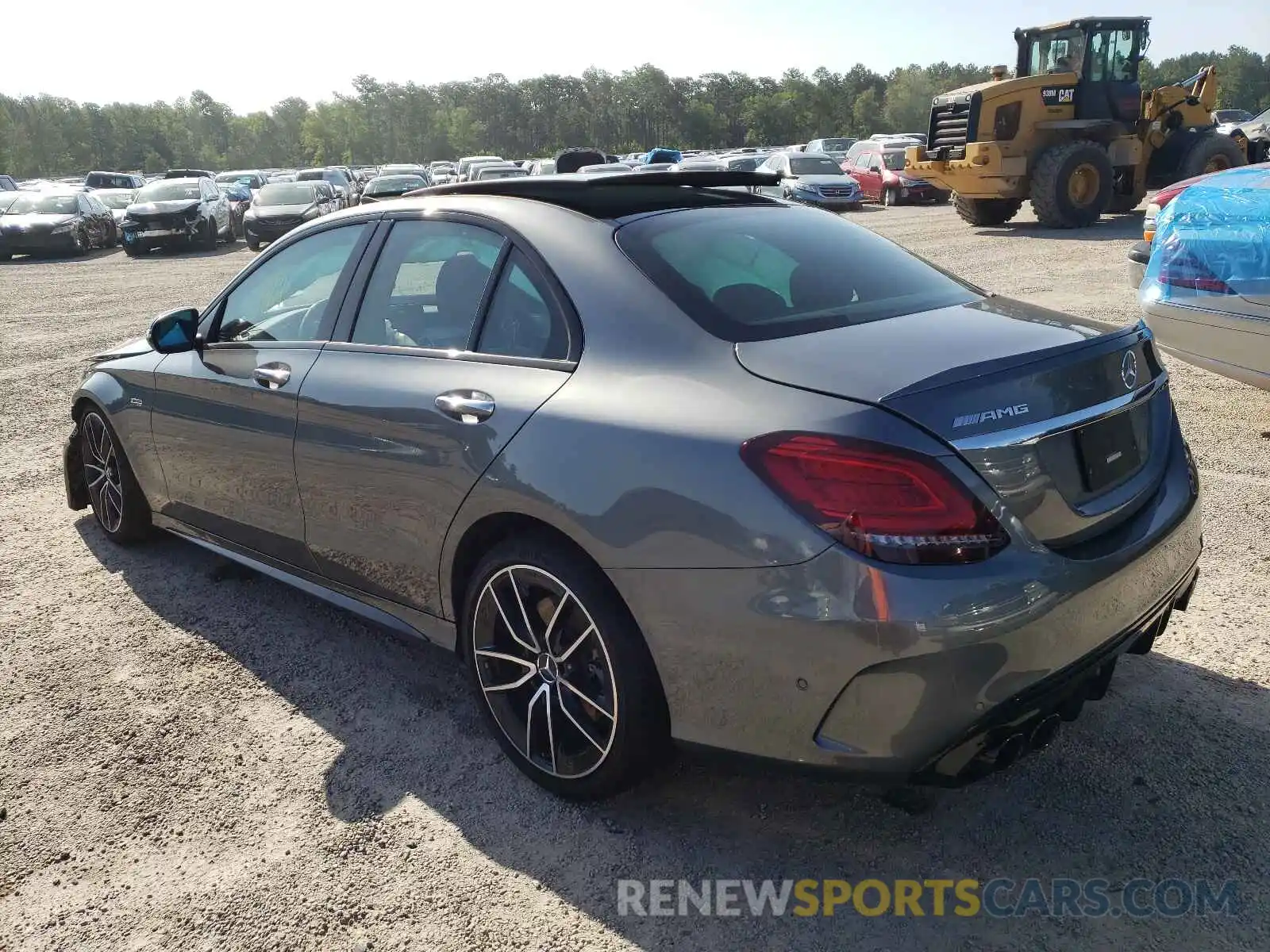 3 Photograph of a damaged car W1KWF6EB6MR622678 MERCEDES-BENZ C-CLASS 2021