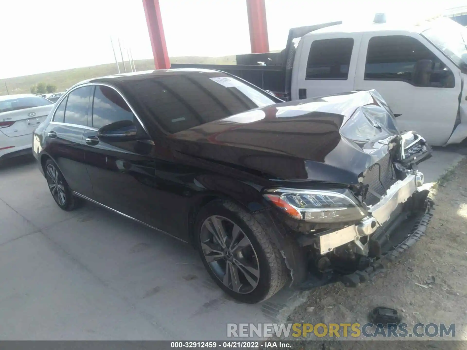 1 Photograph of a damaged car W1KWF8DB0MR607946 MERCEDES-BENZ C-CLASS 2021