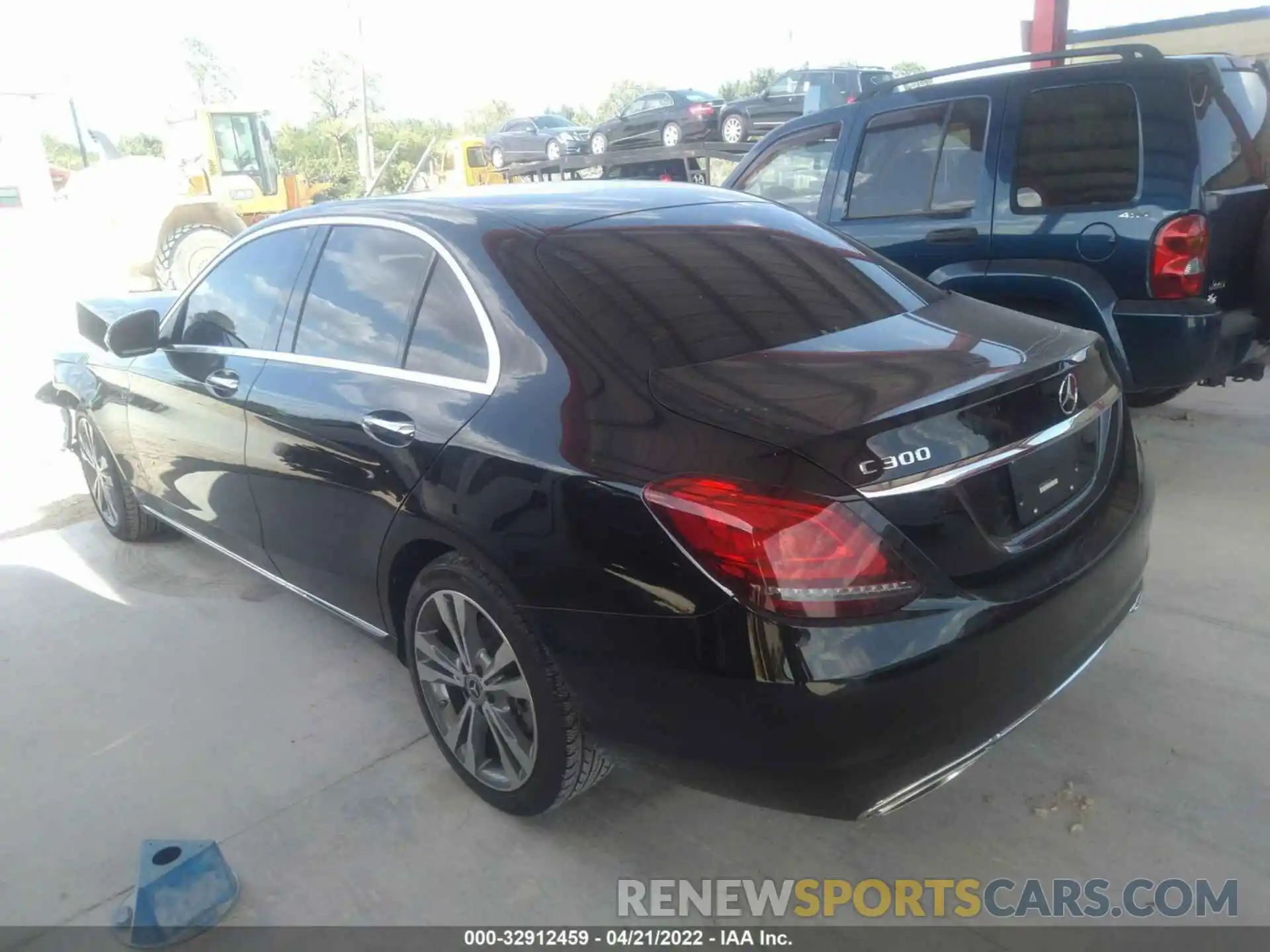 3 Photograph of a damaged car W1KWF8DB0MR607946 MERCEDES-BENZ C-CLASS 2021