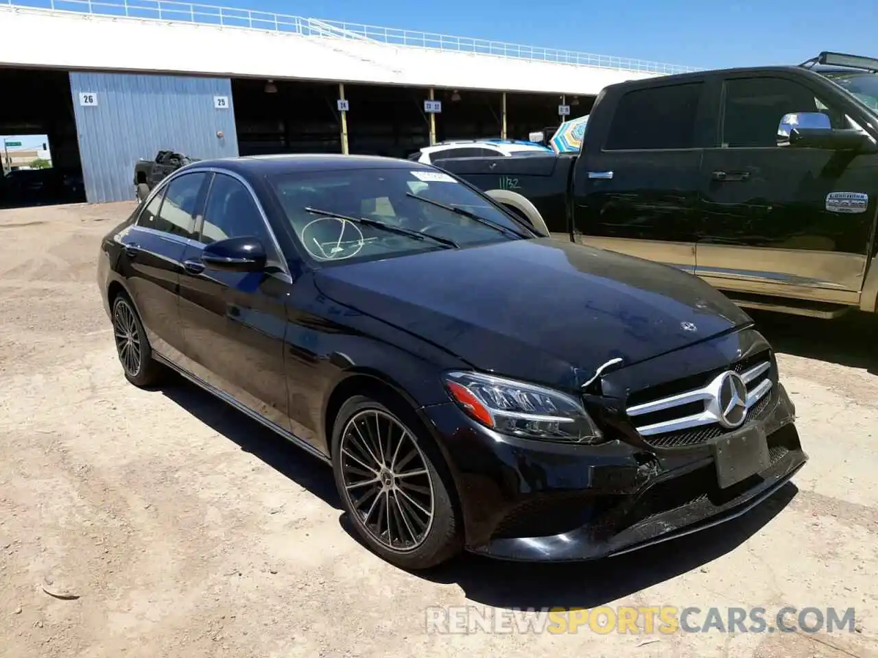 1 Photograph of a damaged car W1KWF8DB0MR612256 MERCEDES-BENZ C-CLASS 2021