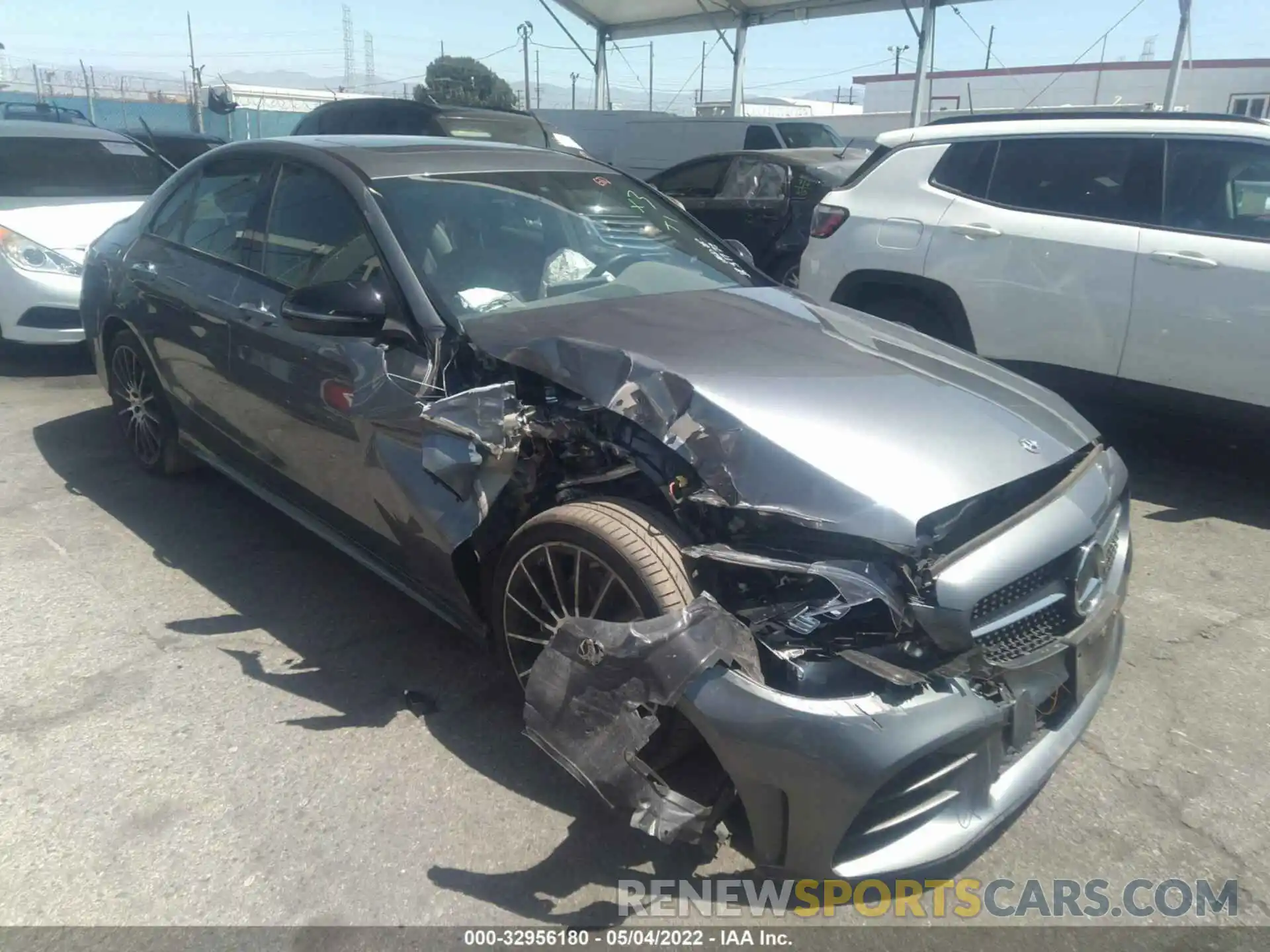 1 Photograph of a damaged car W1KWF8DB0MR617263 MERCEDES-BENZ C-CLASS 2021