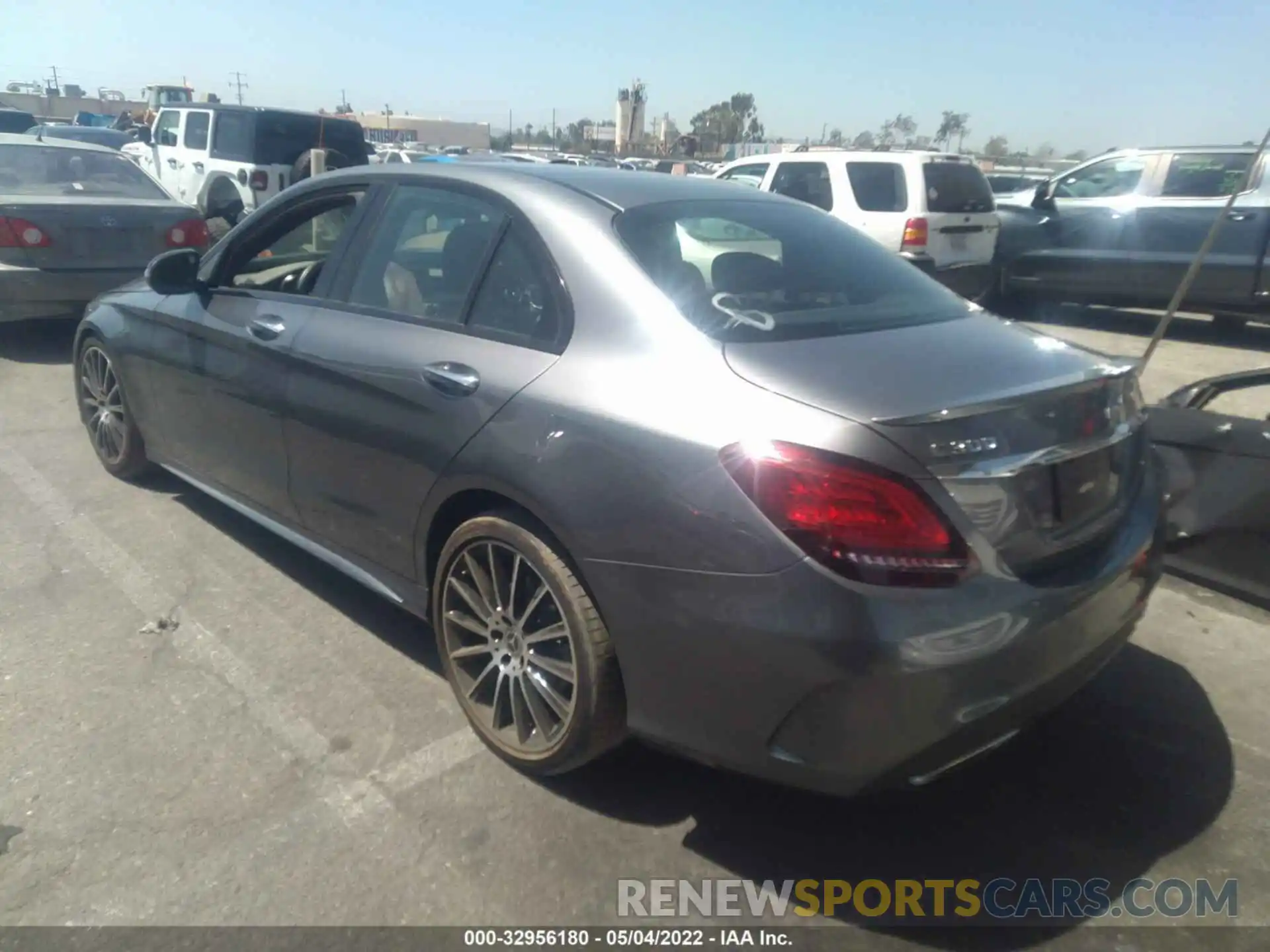 3 Photograph of a damaged car W1KWF8DB0MR617263 MERCEDES-BENZ C-CLASS 2021