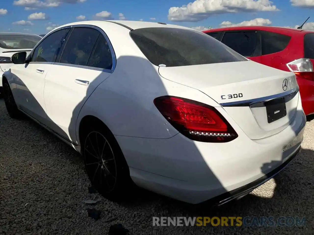 3 Photograph of a damaged car W1KWF8DB0MR625704 MERCEDES-BENZ C-CLASS 2021