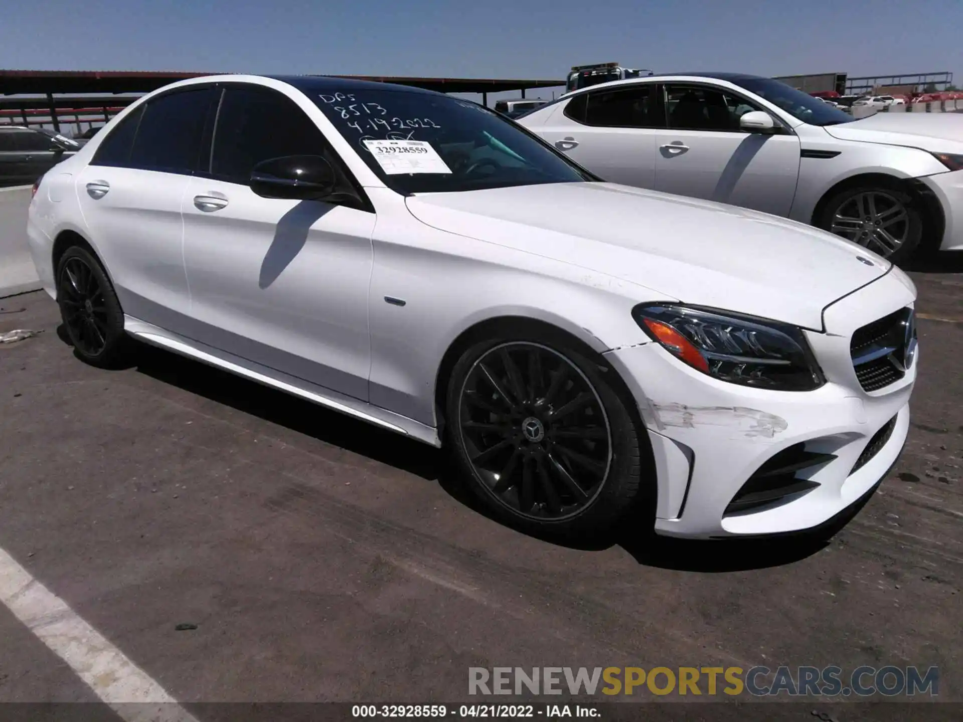 1 Photograph of a damaged car W1KWF8DB0MR640820 MERCEDES-BENZ C-CLASS 2021