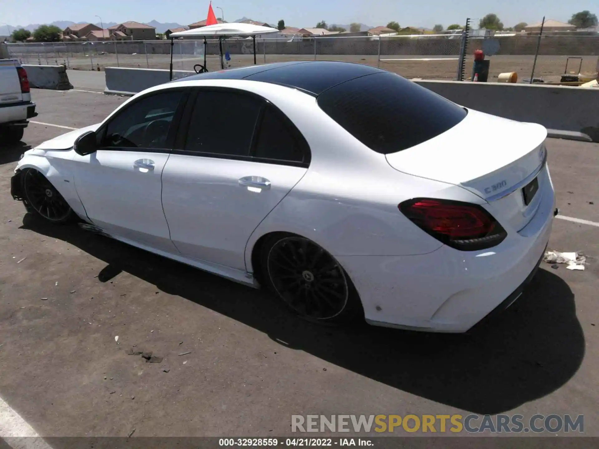 3 Photograph of a damaged car W1KWF8DB0MR640820 MERCEDES-BENZ C-CLASS 2021