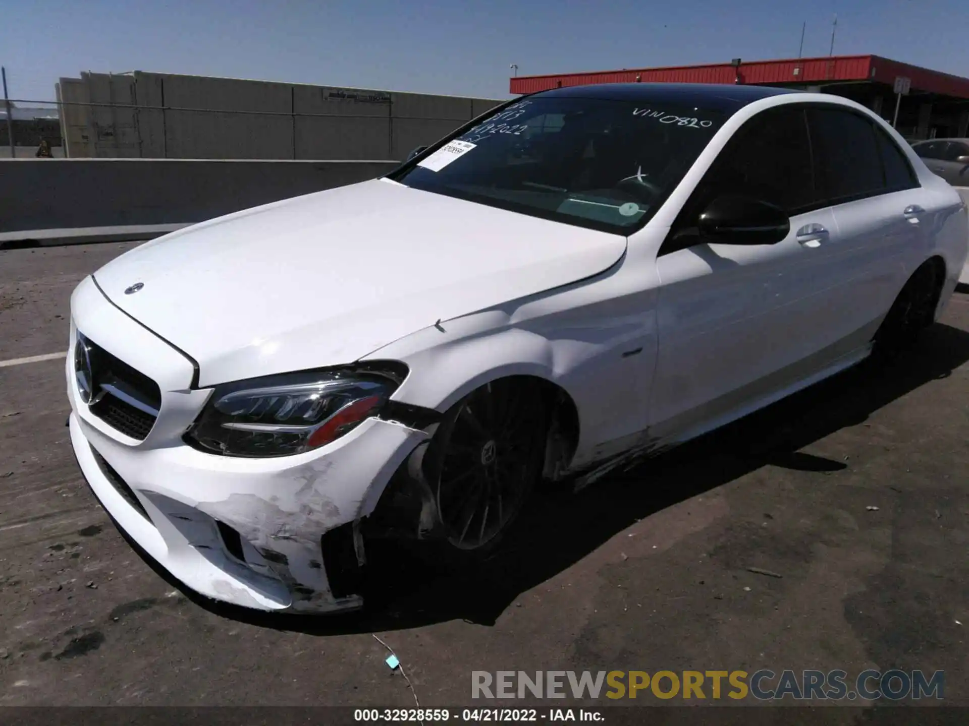 6 Photograph of a damaged car W1KWF8DB0MR640820 MERCEDES-BENZ C-CLASS 2021