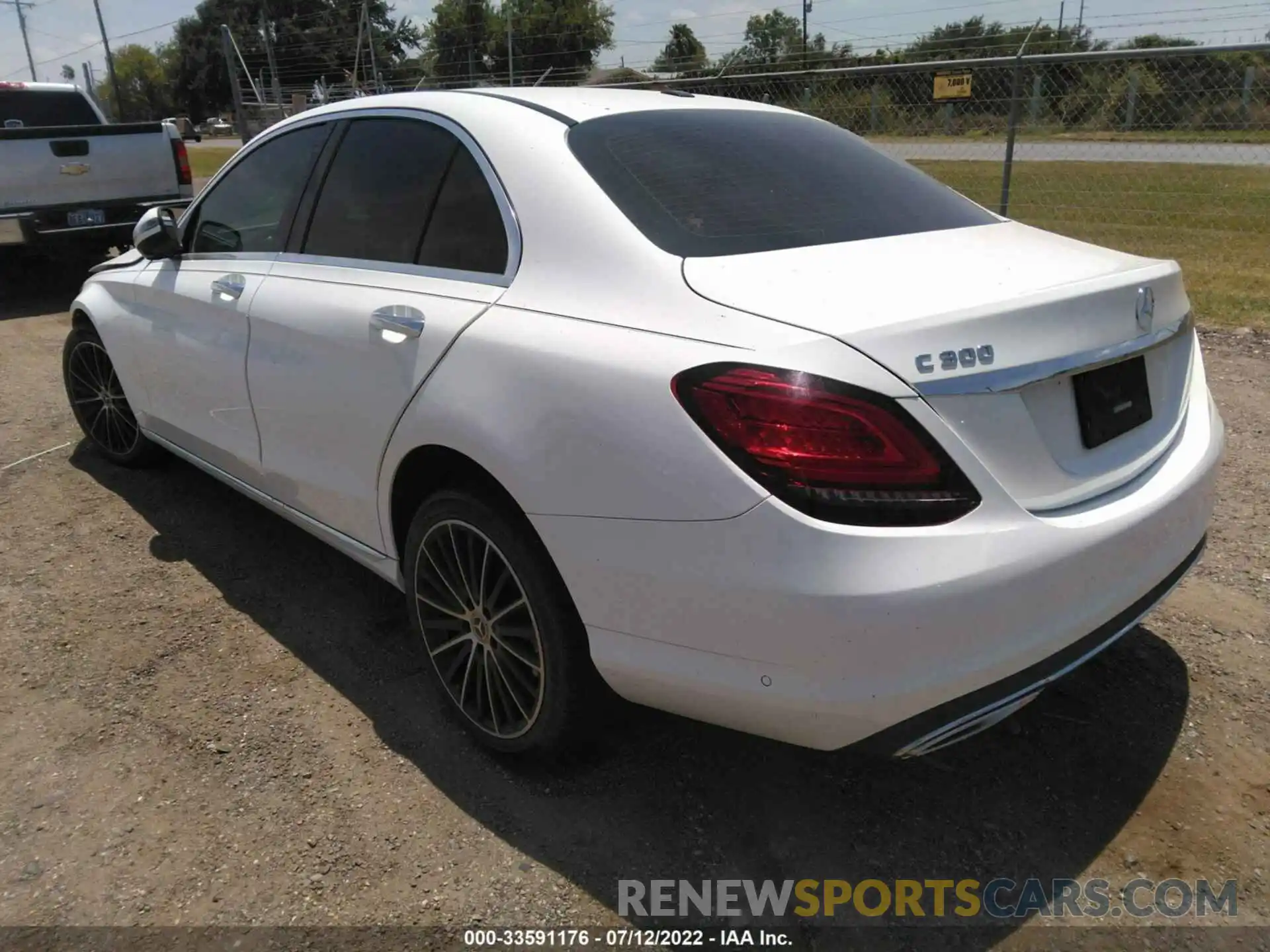 3 Photograph of a damaged car W1KWF8DB0MR644687 MERCEDES-BENZ C-CLASS 2021