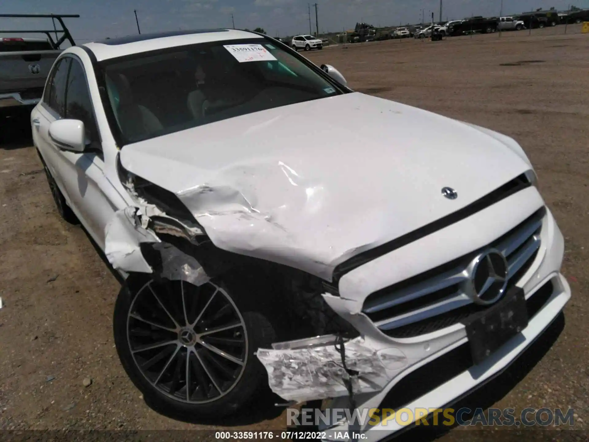 6 Photograph of a damaged car W1KWF8DB0MR644687 MERCEDES-BENZ C-CLASS 2021