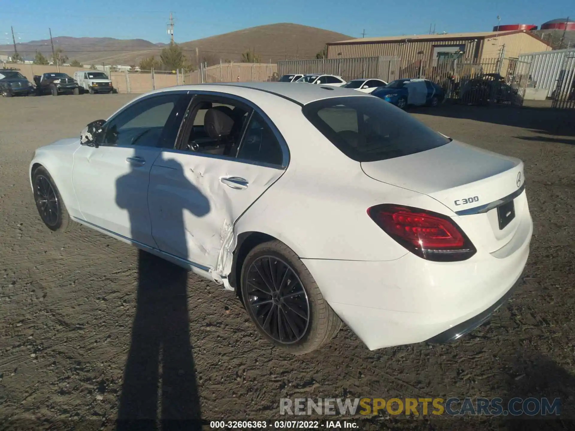 3 Photograph of a damaged car W1KWF8DB0MR649226 MERCEDES-BENZ C-CLASS 2021